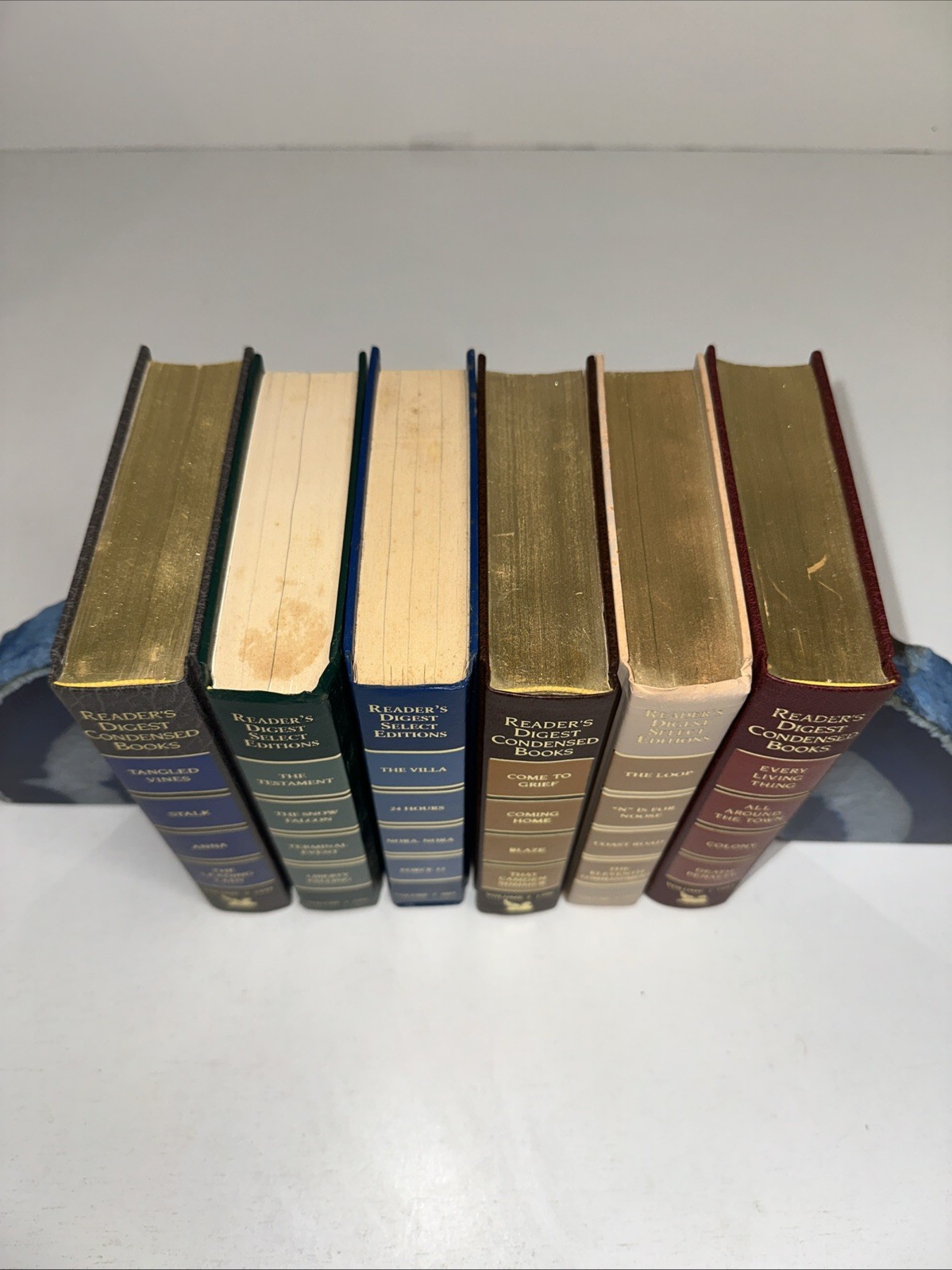 Reader’s Digest Condensed Books Lot of 6 Staging Multicolor Decor Display HC