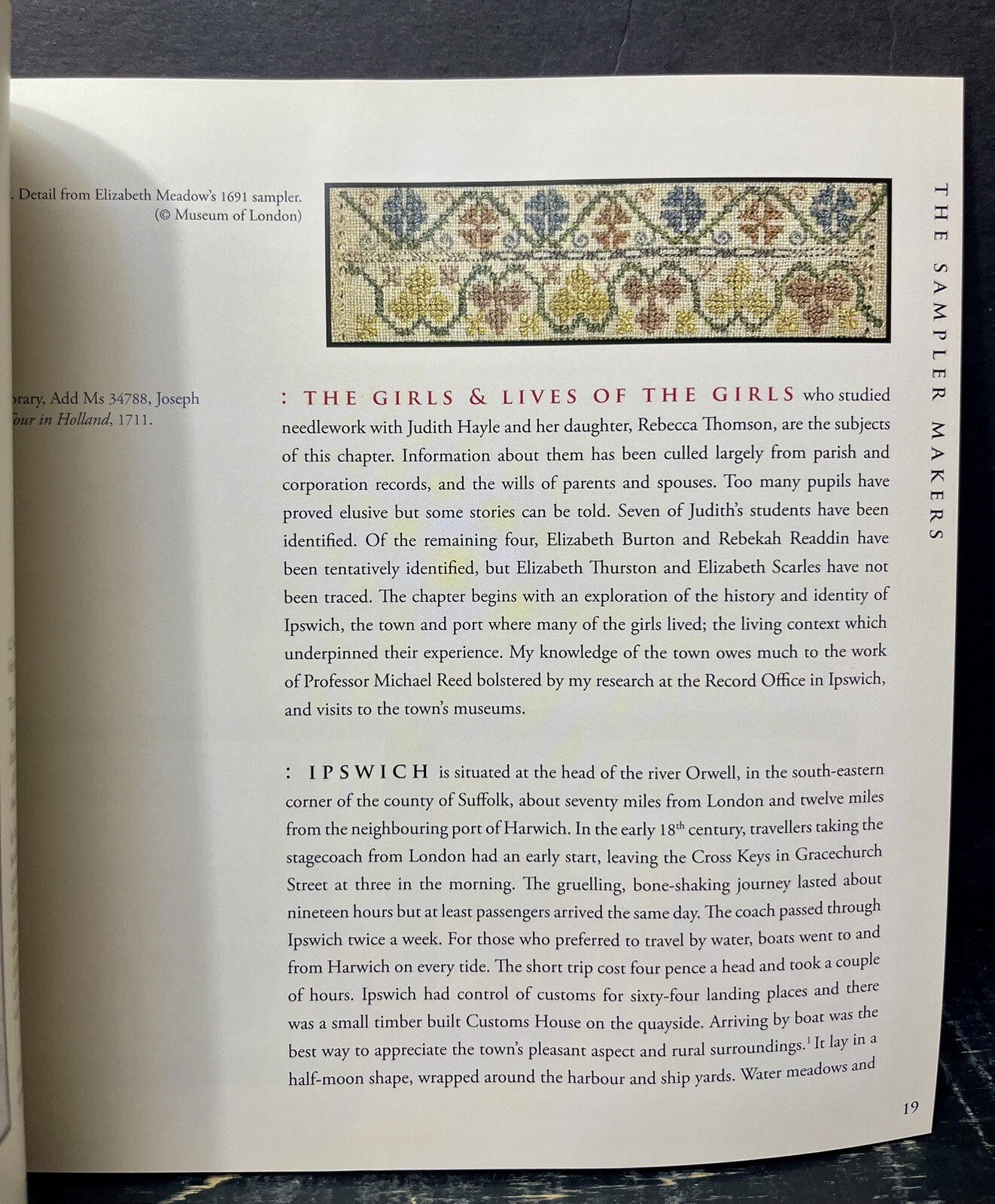 The Judith Hayle Samplers by Edwina Ehrman 2007 Trade Paperback Like New F