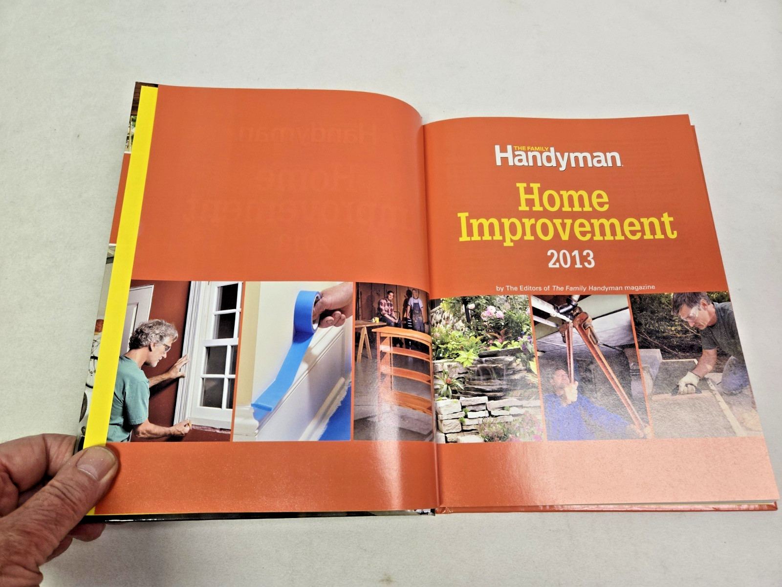 2013 The Family Handyman „Home Improvement“ Hard Cover Book 288 Pages Near Mint