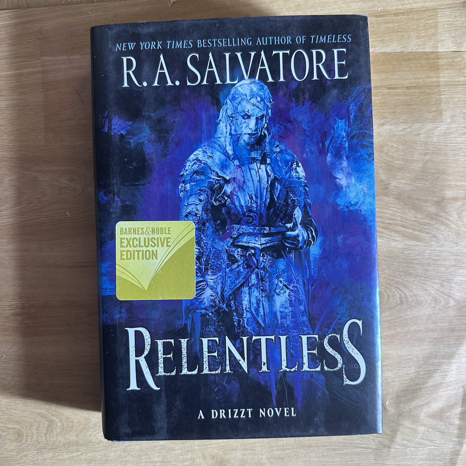 Relentless R.A. Salvatore Forgotten Realms Drizzt First 1st Edition Exclusive HC