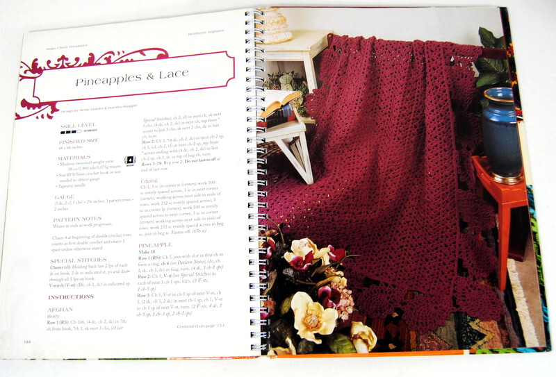 Heirloom Afghans by Judy Crow Annie’s Publishing 175 Pages Spiral Bound 1990