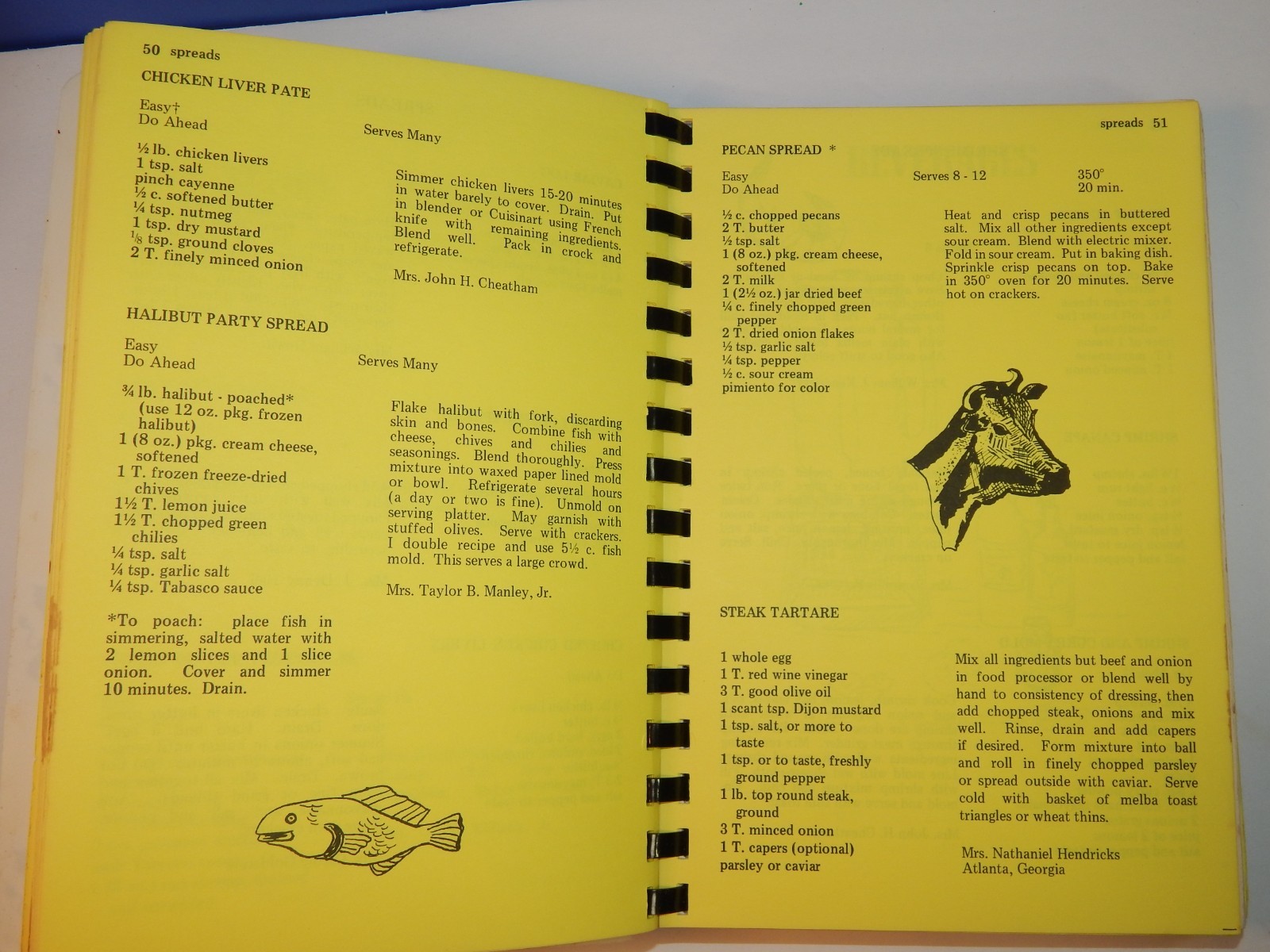 Vintage The Stuffed Griffin Cookbook the Utility Club Griffin, Georgia 1927-1977