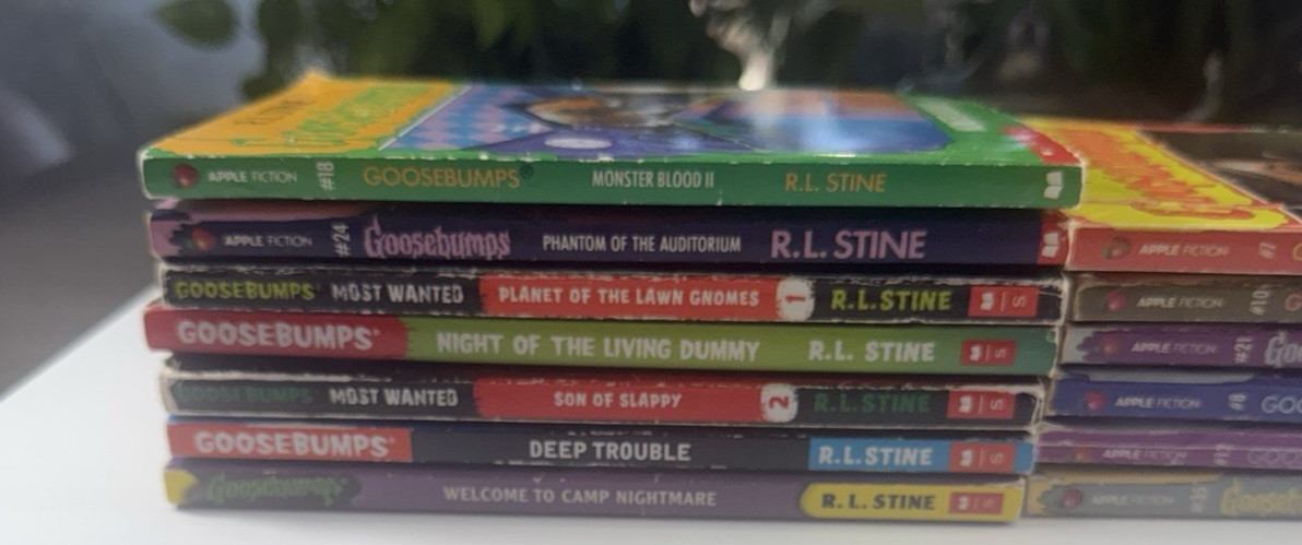 Goosebumps Lot of 13 Books R.L. Stine Classic & Most Wanted Horror Scholastic