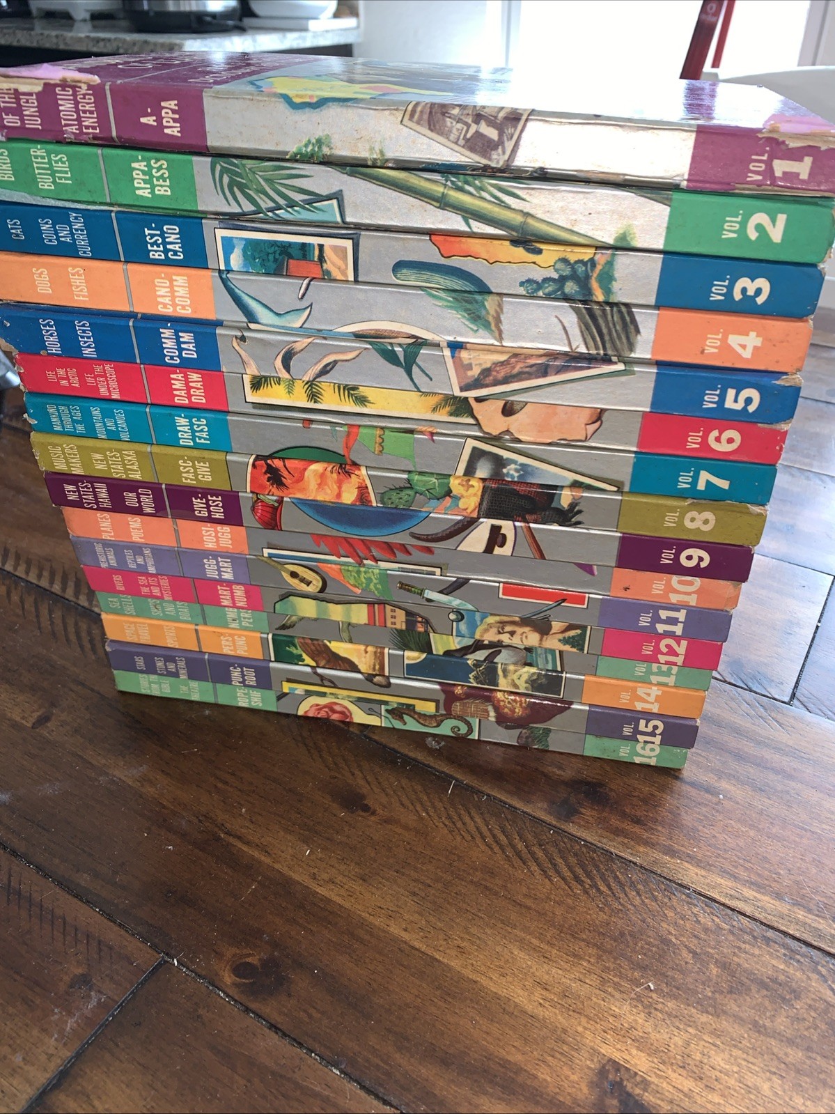 Standard Treasury of Learning Volumes 1-16 Funk And Wagnalls Vintage