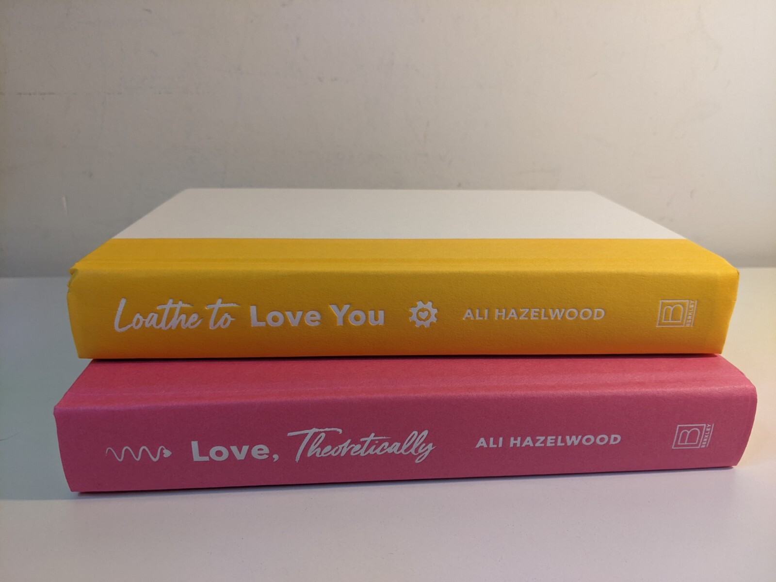 SIGNED Love Theoretically And Loathe To Love You by Ali Hazelwood Hardcover Auto
