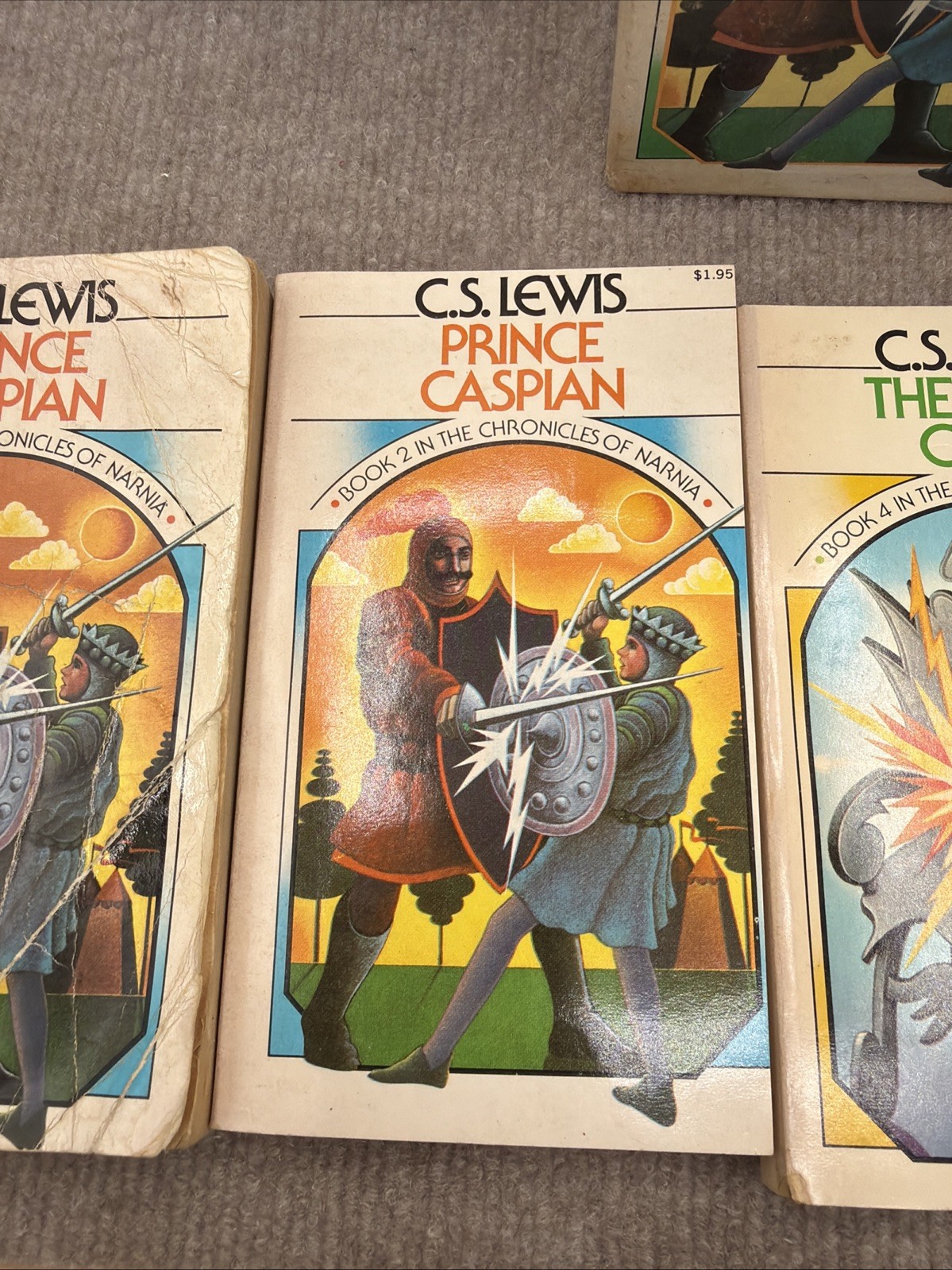 Vtg 1970’s The Chronicles of Narnia 6 Book Box Set C.S. Lewis Collier/Macmillian