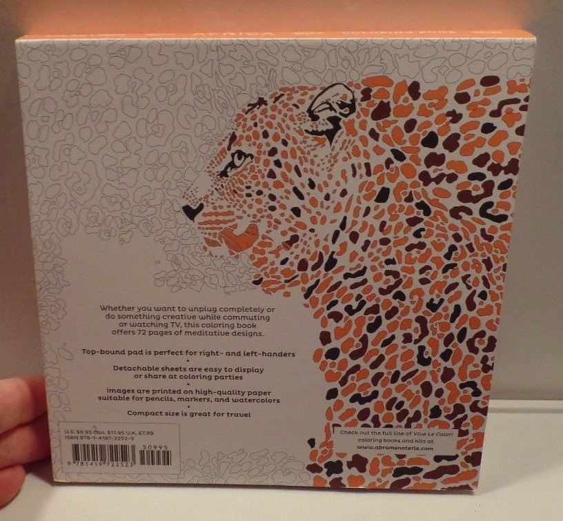 NEW Vive le Color! Africa (Adult Coloring Book) : Color In; De-Stress (72 pages)