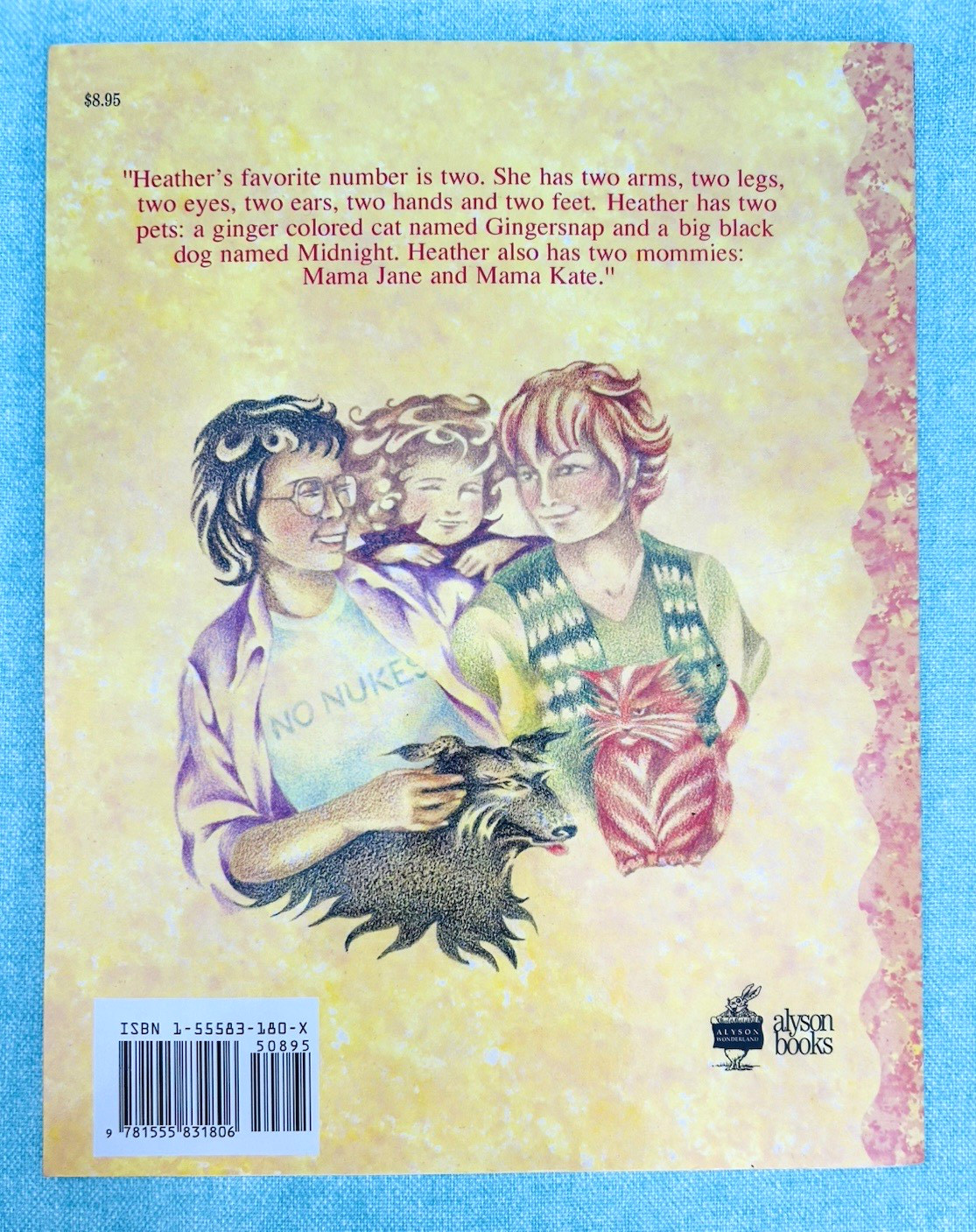 Heather Has Two Mommies Leslie Newman 1989 1st Edition SIGNED LGTBQ