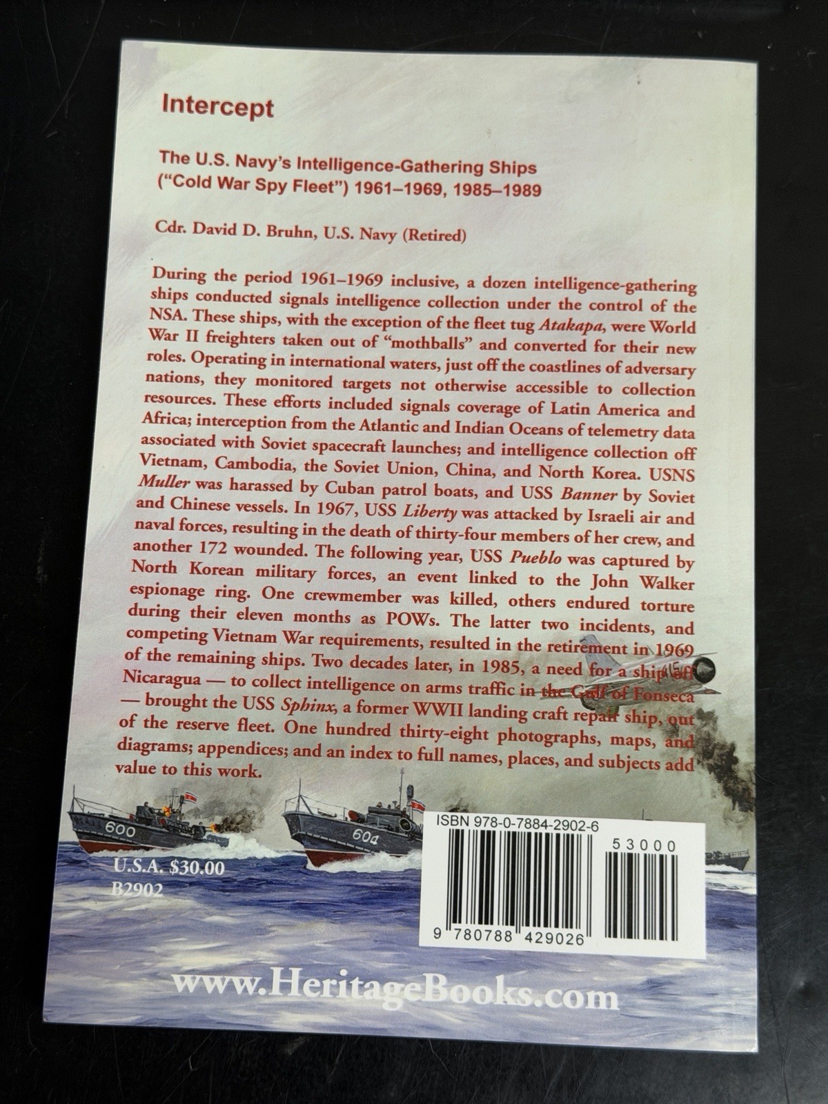 INTERCEPT The U.S. Navy’s Intelligence-Gathering Ships SIGNED by David Bruhn SC