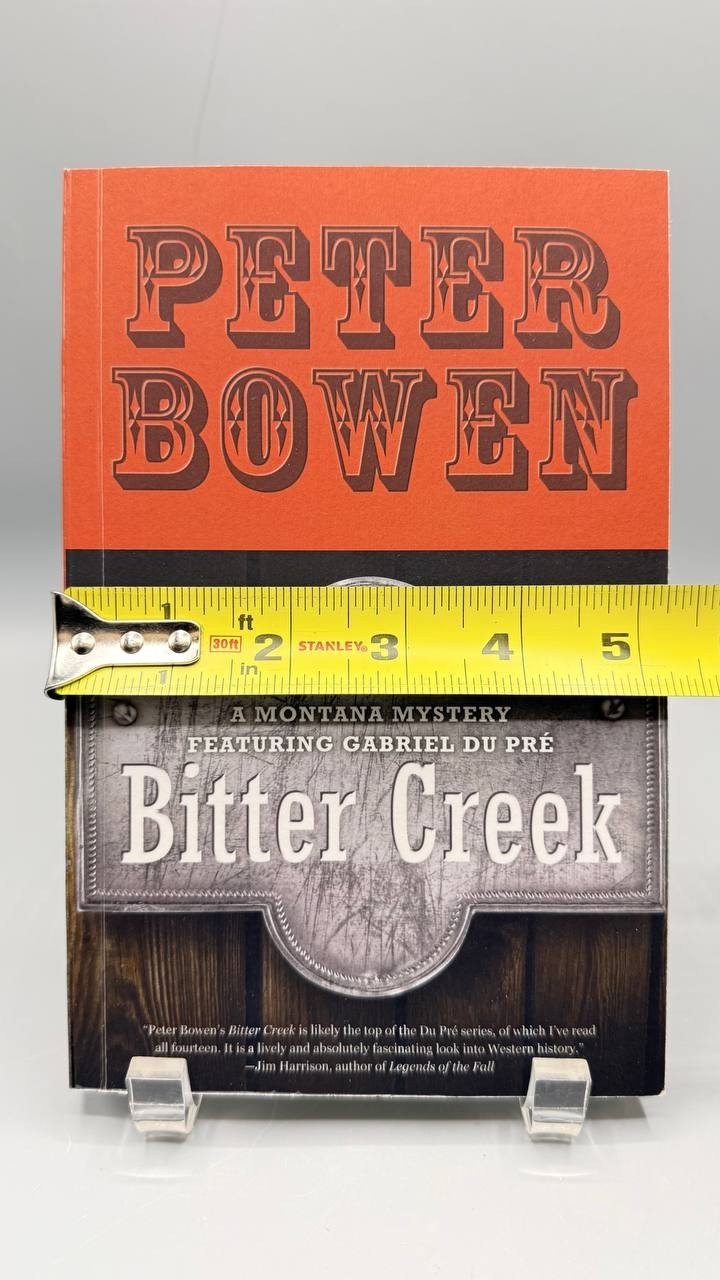 Bitter Creek by Peter Bowen Paperback Gabriel Du Pré Montana Mystery Novel