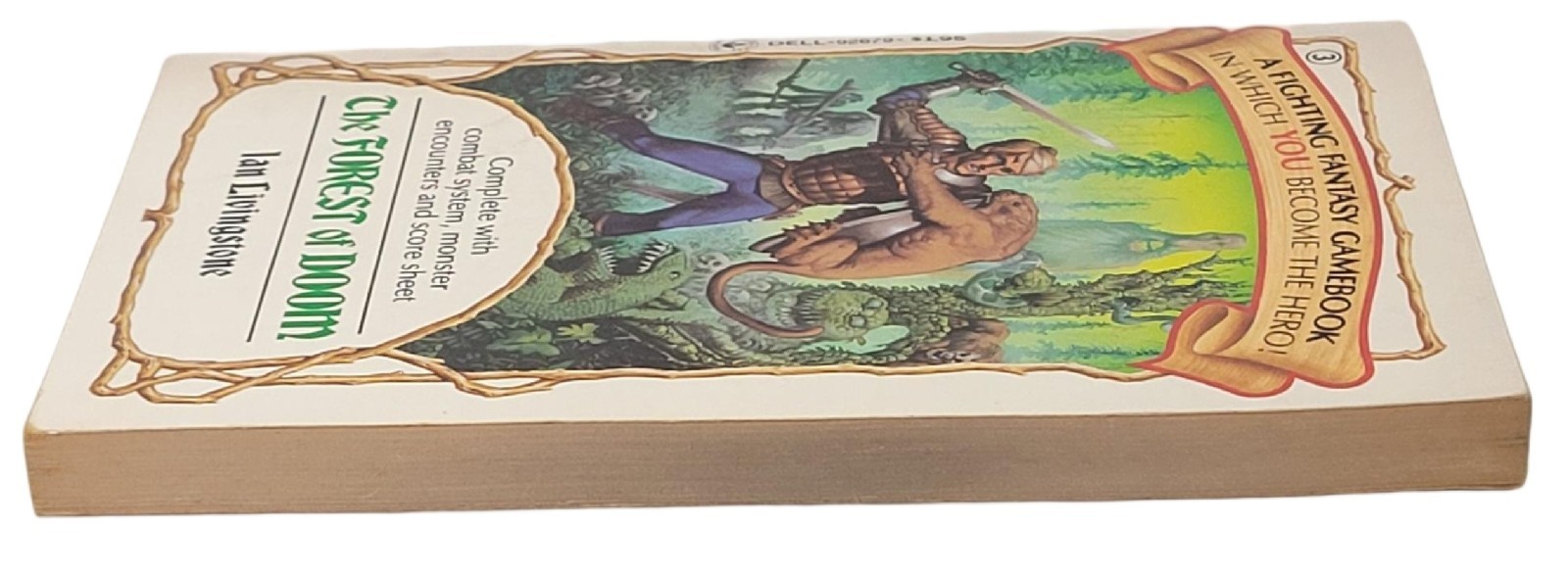 FIGHTING FANTASY Book #3: 1st Ed. THE FOREST OF DOOM CYOA *RARE* VINTAGE