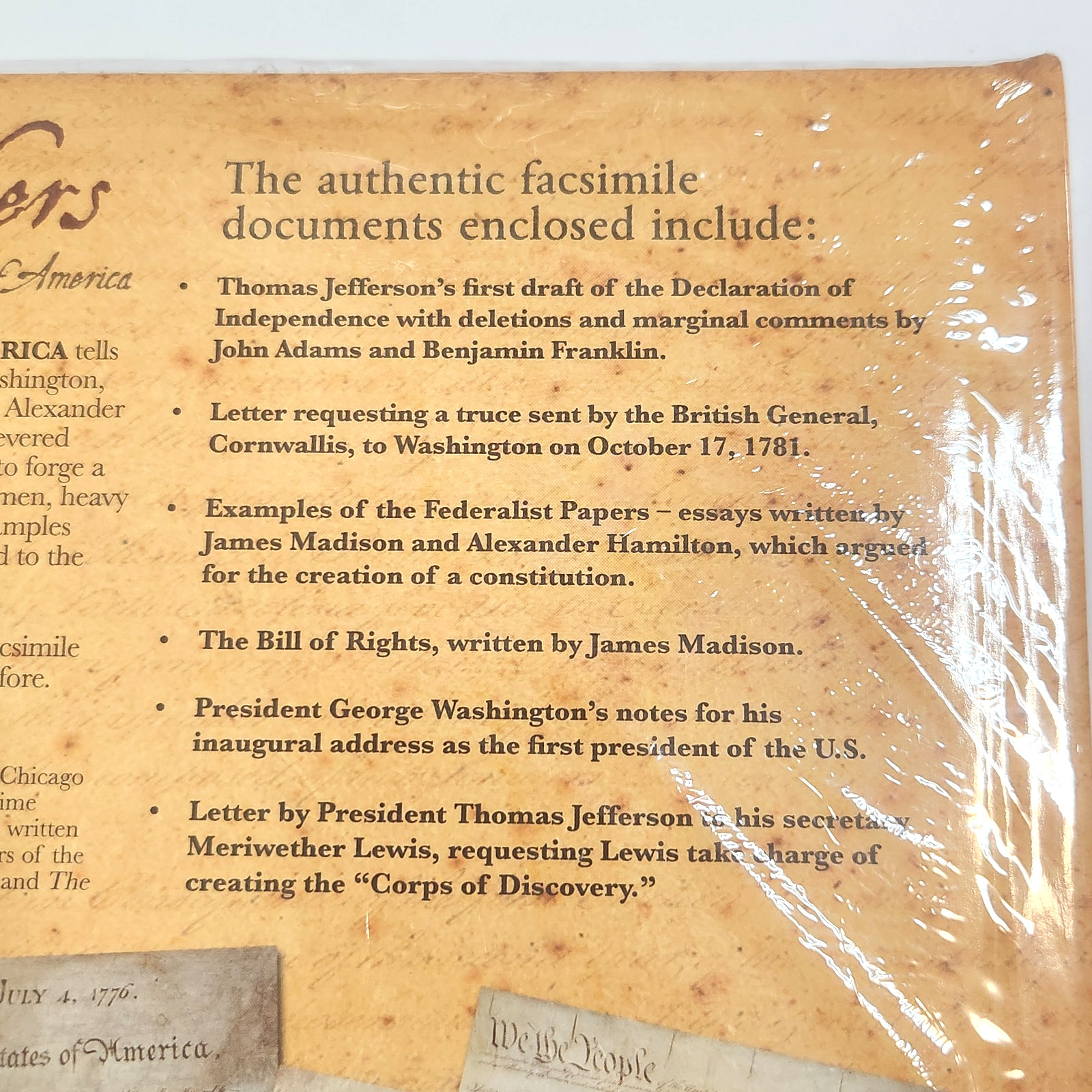 Founding Fathers: The Shaping of America (2011) Hardcover Book Facsimiles NIP