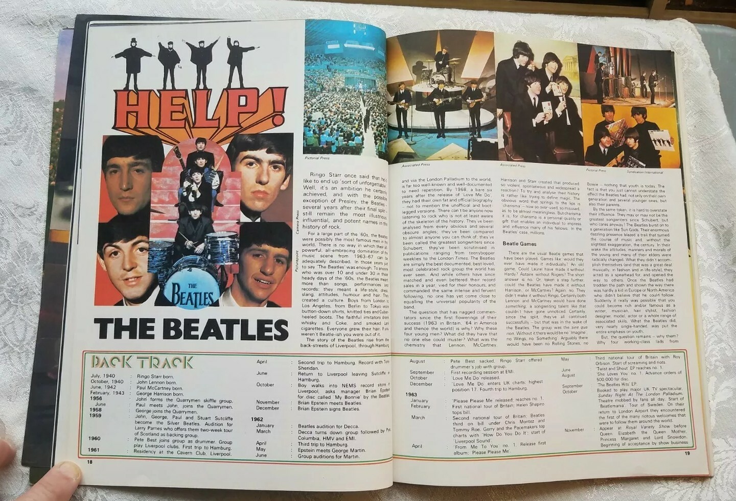 THE SUPERSTARS Rock Music Stars Book 1972 Vintage No. 1 First Issue