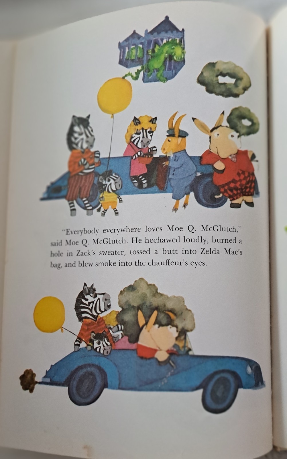 Moe Q. McGlutch, He Smoked Too Much – Ellen Raskin – 1973 HB Book