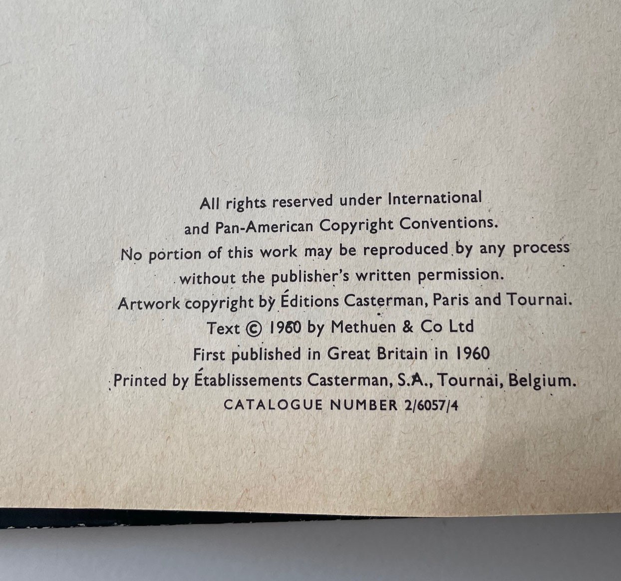 Tintin UK First Edition – The Red Sea Sharks – Hardcover 1960 Methuen Herge