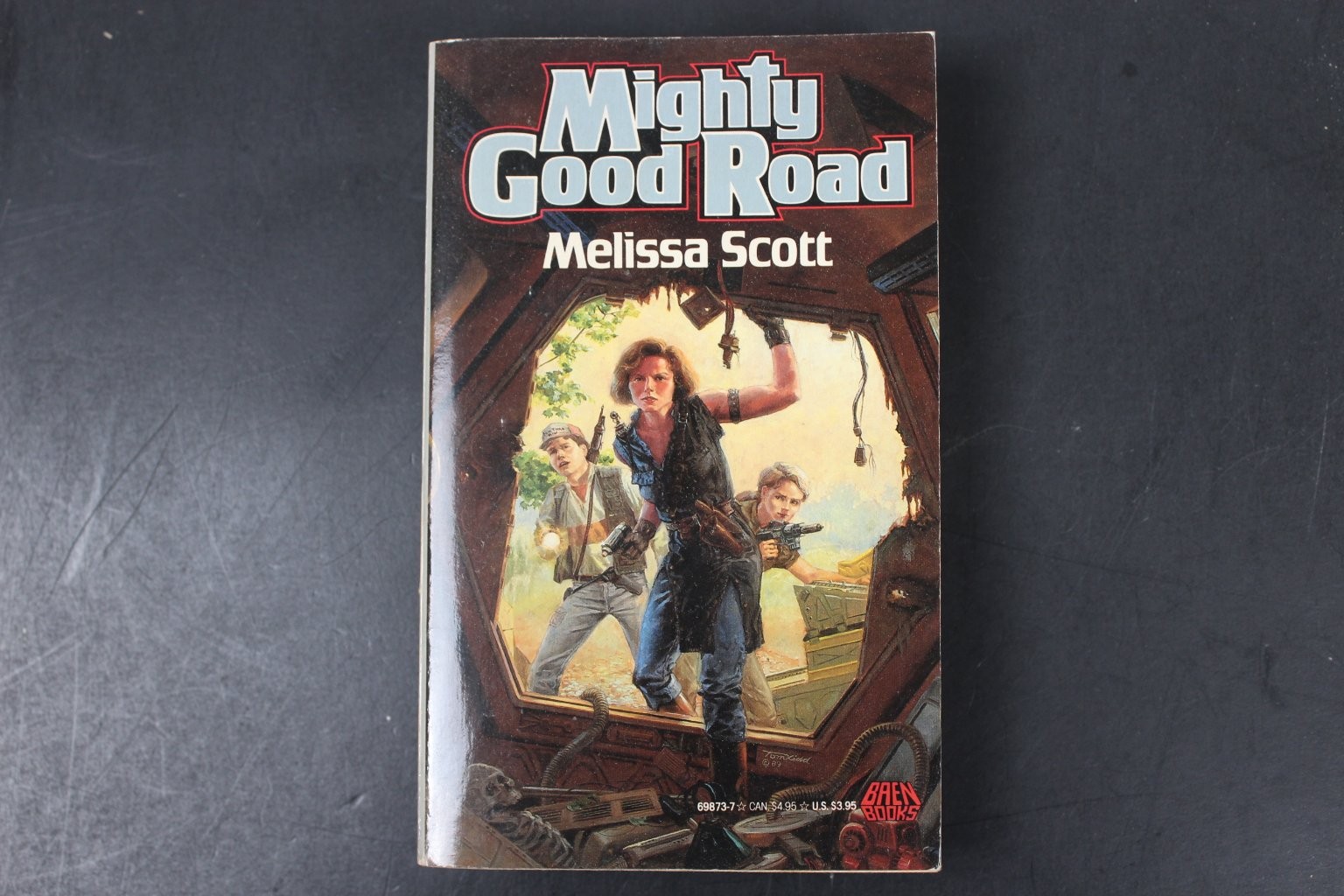 Mighty Good Road Melissa Scott 1990 First Printing Sci-Fi Baen Books PB VG