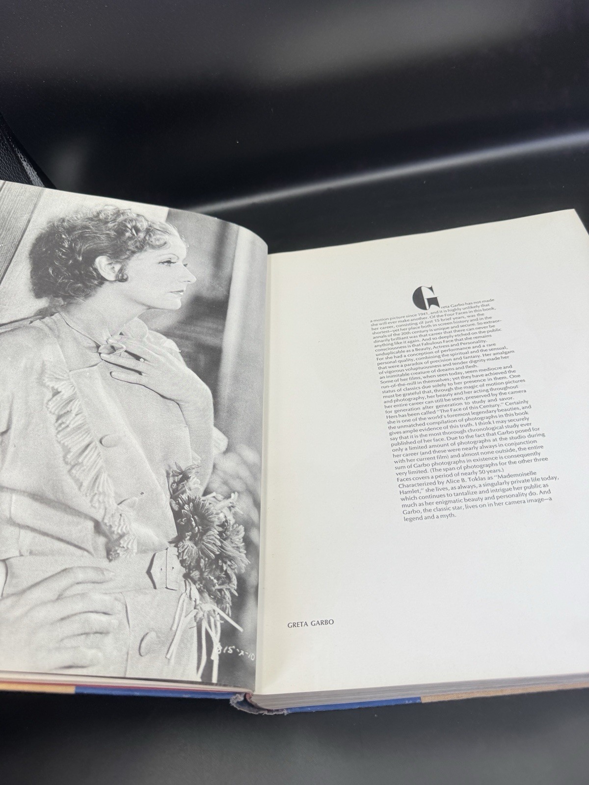 Four Fabulous Faces Larry Carr 1970 Hardcover Glamour Hollywood Photo Book