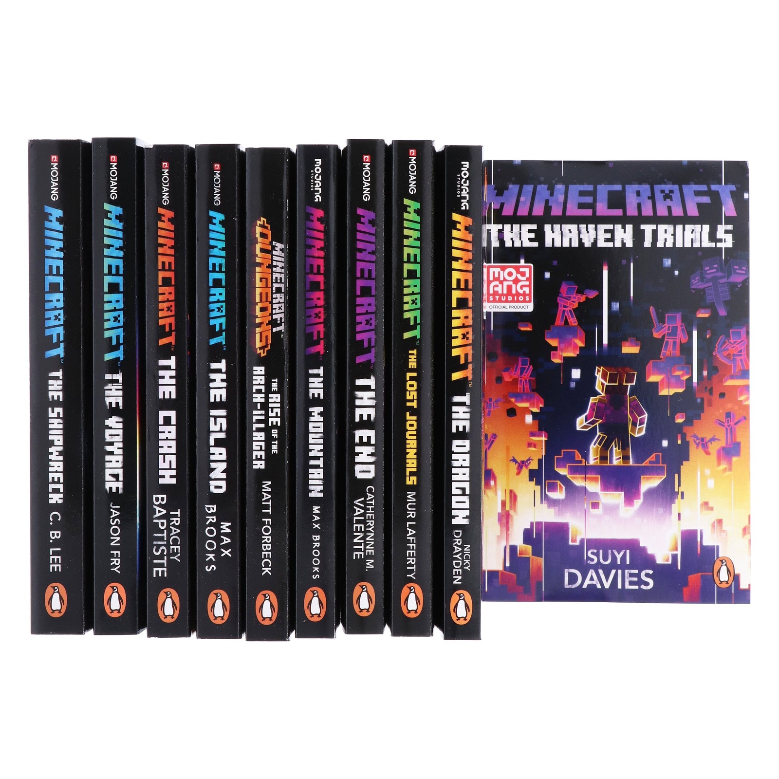 The Official Minecraft Novels: 10 Books Collection Set – Ages 7-11 – Paperback