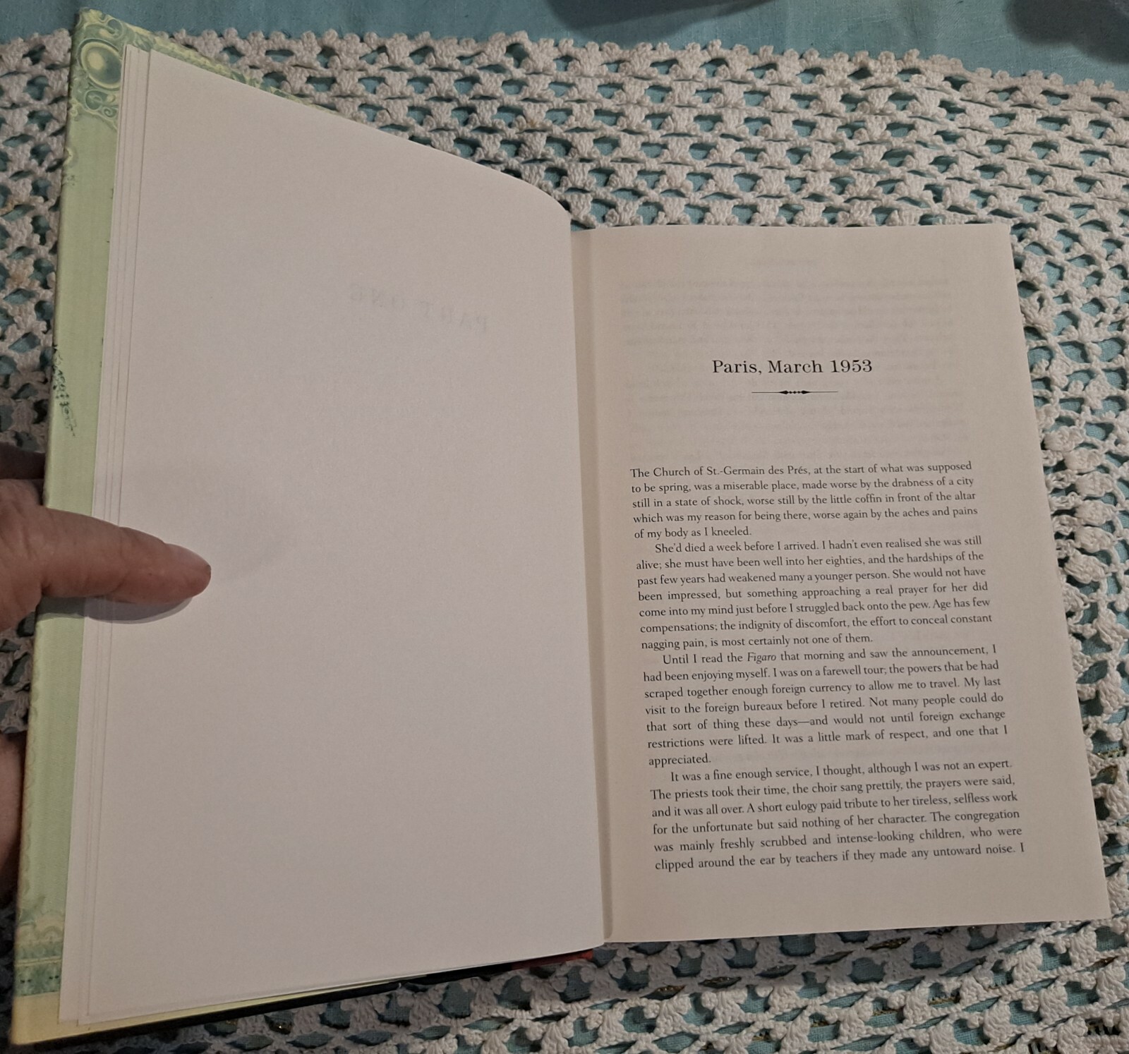 Stone’s Fall by Iain Pears, 2009 (1st U. S. Edition), HC w/ DJ, 594 pages