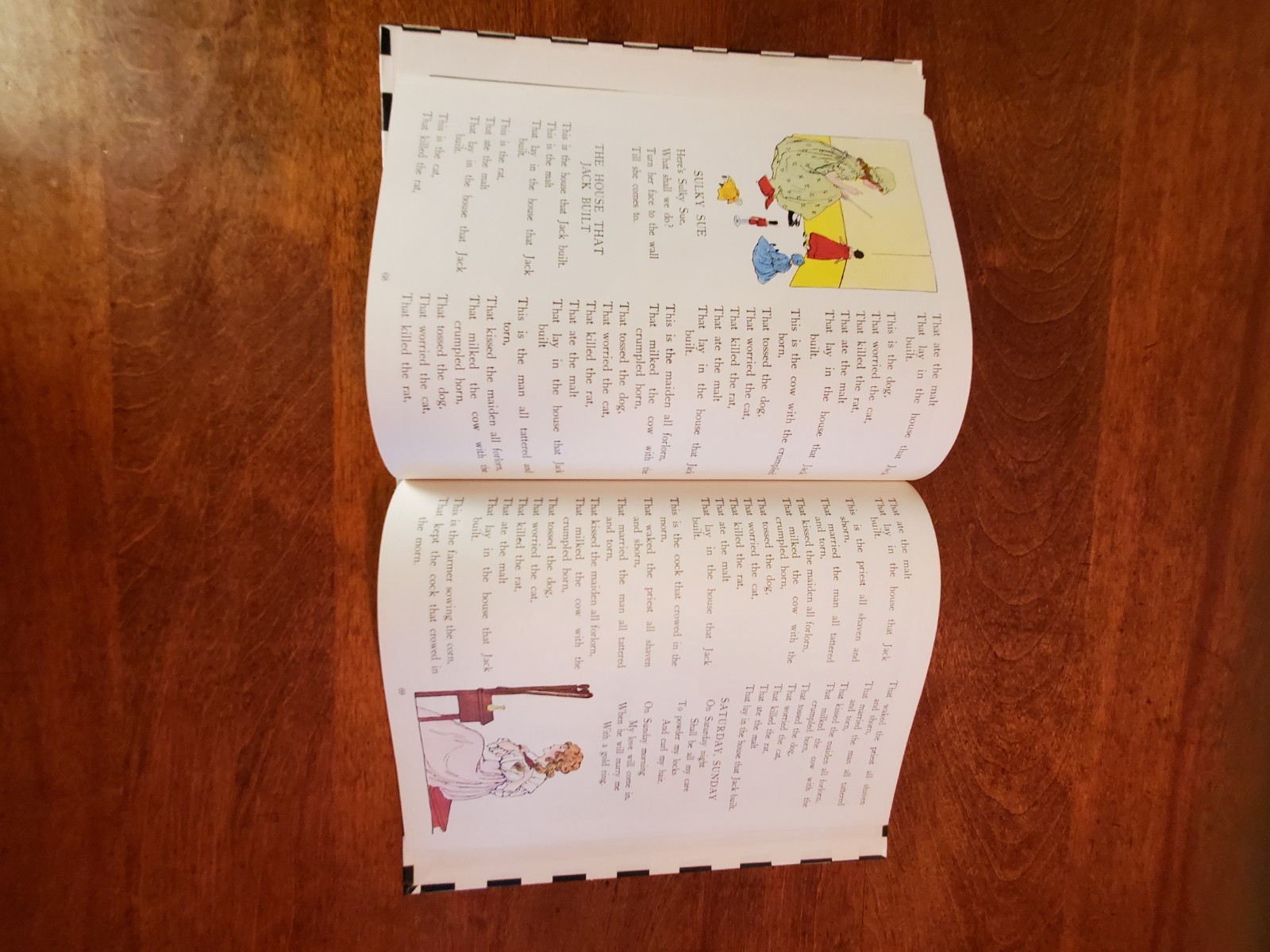 VTG Vintage The Real Mother Goose Children’s Nursery Rhymes Hardcover Book, 1982