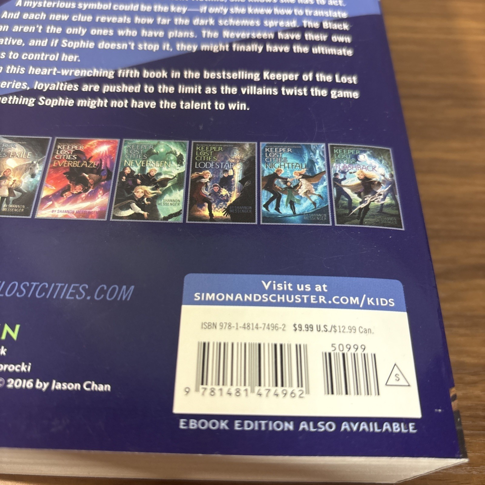 Lodestar Book 5 Keeper of the Lost Cities by Shannon Messenger paperback Fiction