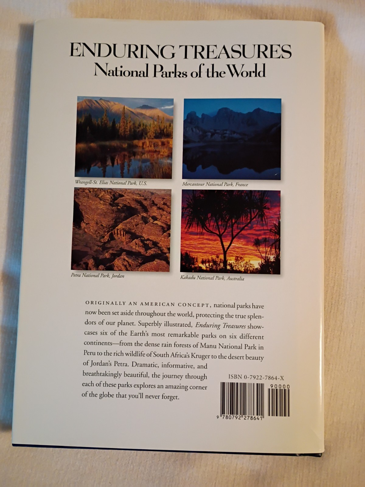 Lot of 4 National Geographic Society Books- Earth World National Parks HC W DJ