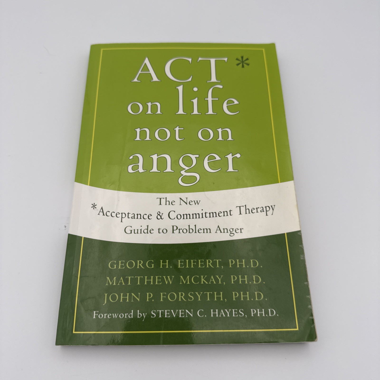 ACT on Life Not on Anger : The New Acceptance and Commitment Therapy Guide to…