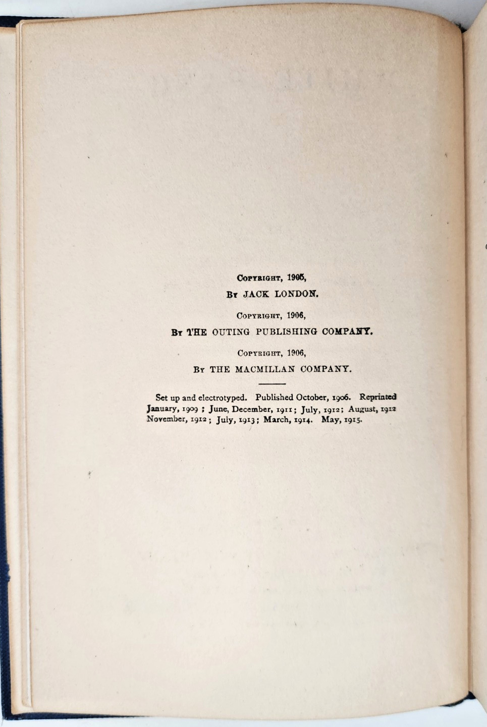 „White Fang“ by Jack London, 1915, MacMillan Company Publishers
