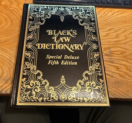 Black’s Law Dictionary Special Deluxe Fifth 5th Edition 1979 Padded Indexed.