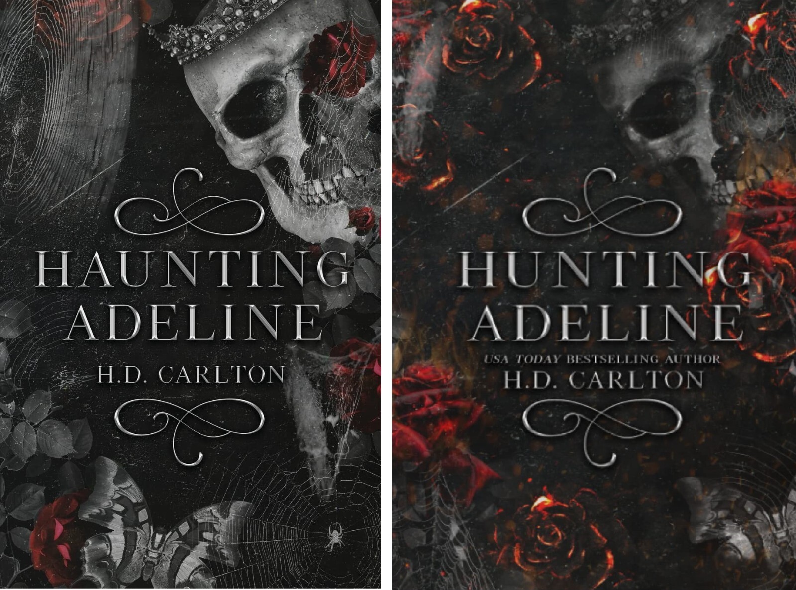 H.D. Carlton 2 Books Set: Haunting Adeline & Hunting Adeline (English,Paperback)