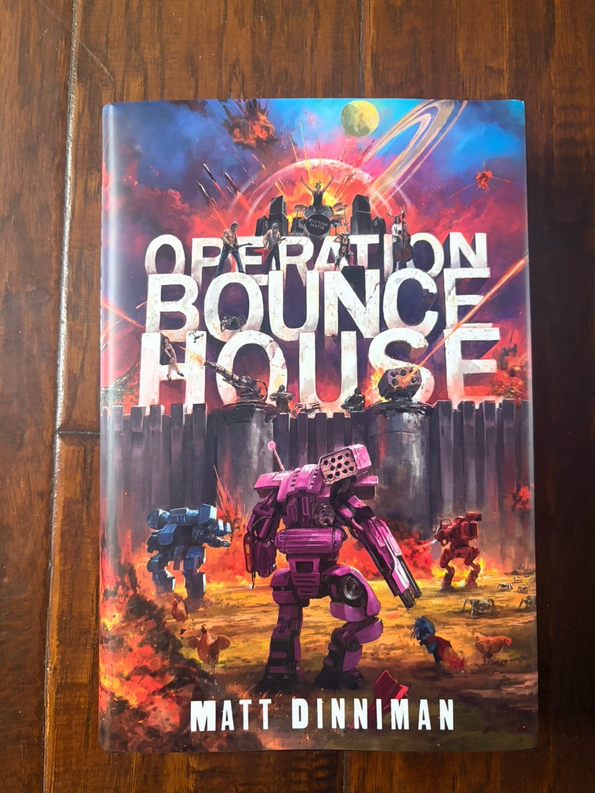 OPERATION BOUNCE HOUSE Broken Binding SIGNED (in gold) First Edition