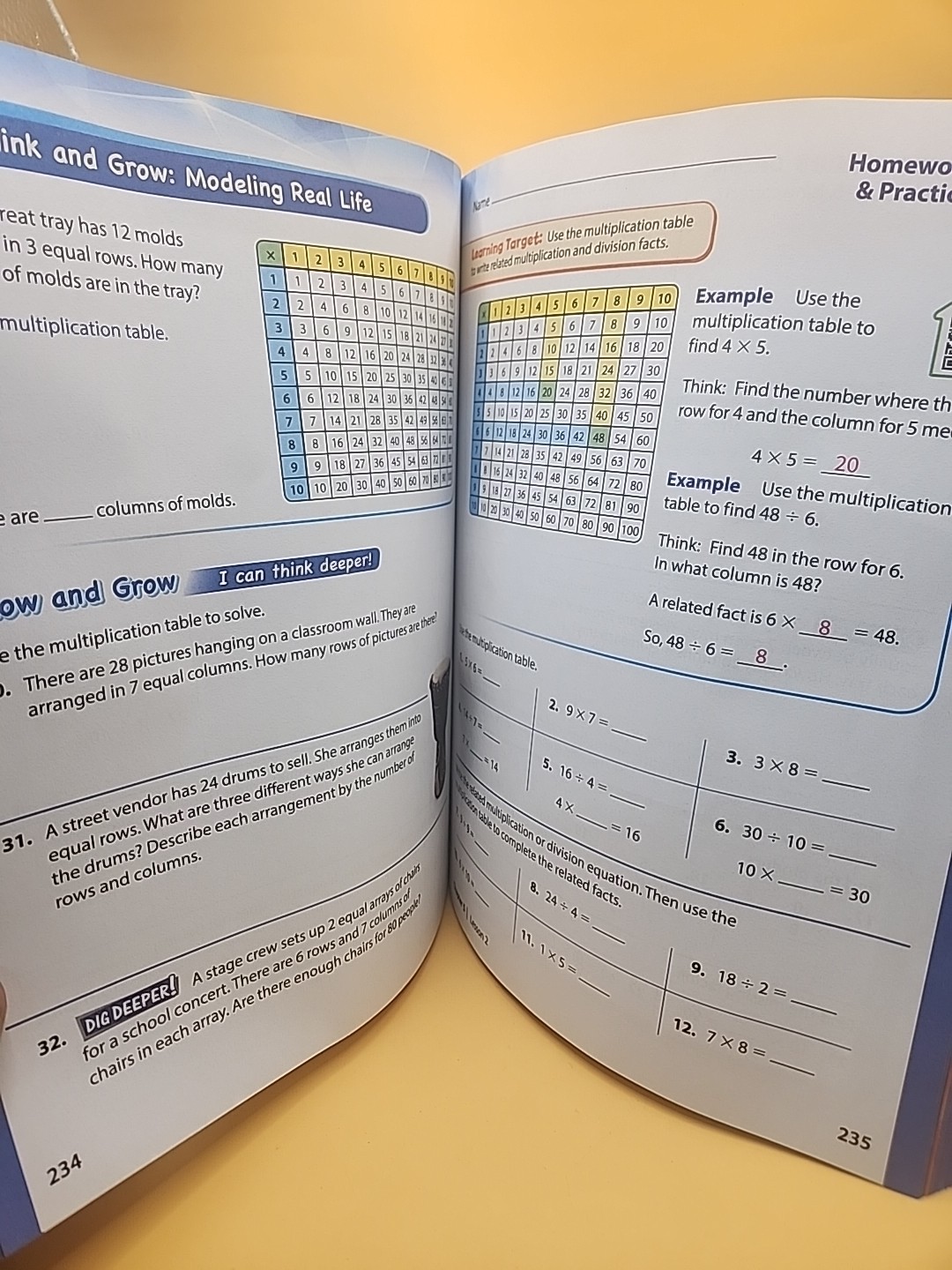 Big Ideas Math Grade 3 Vol 1 South Carolina Edition – Modeling Real Life