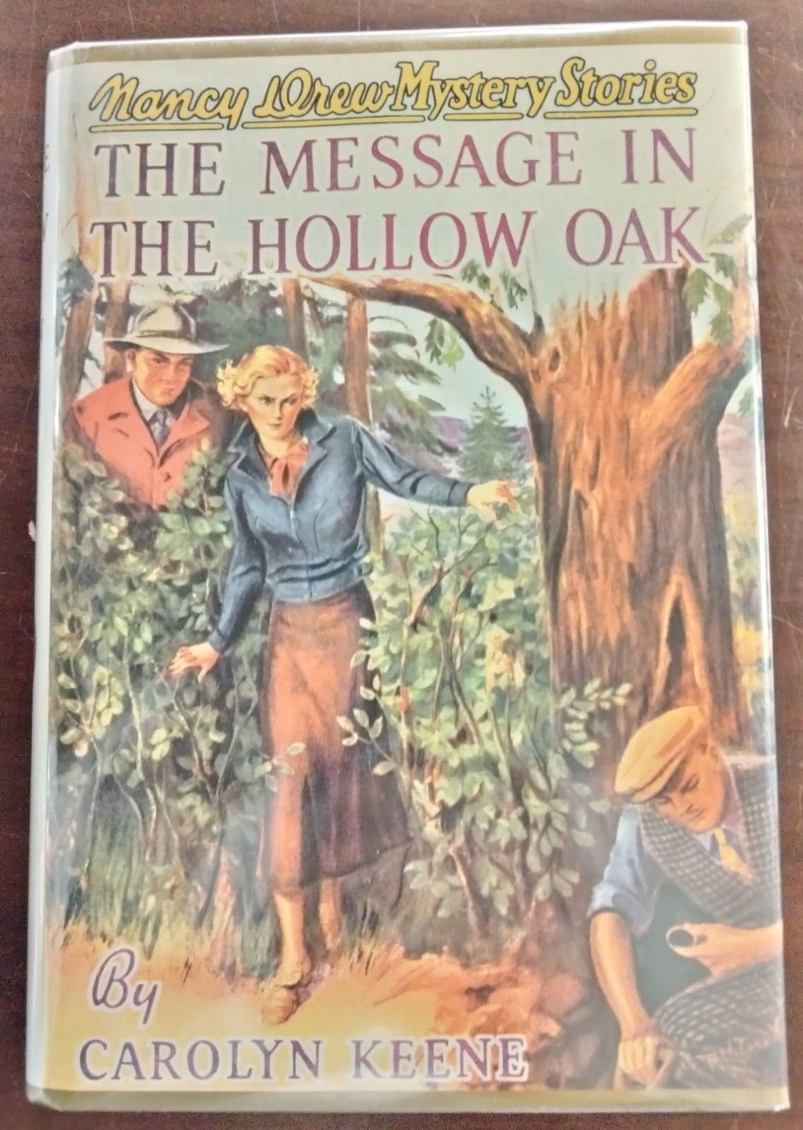 Applewood Books Nancy Drew #12 Message in the Hollow Oak 1st Print hcdj Keene