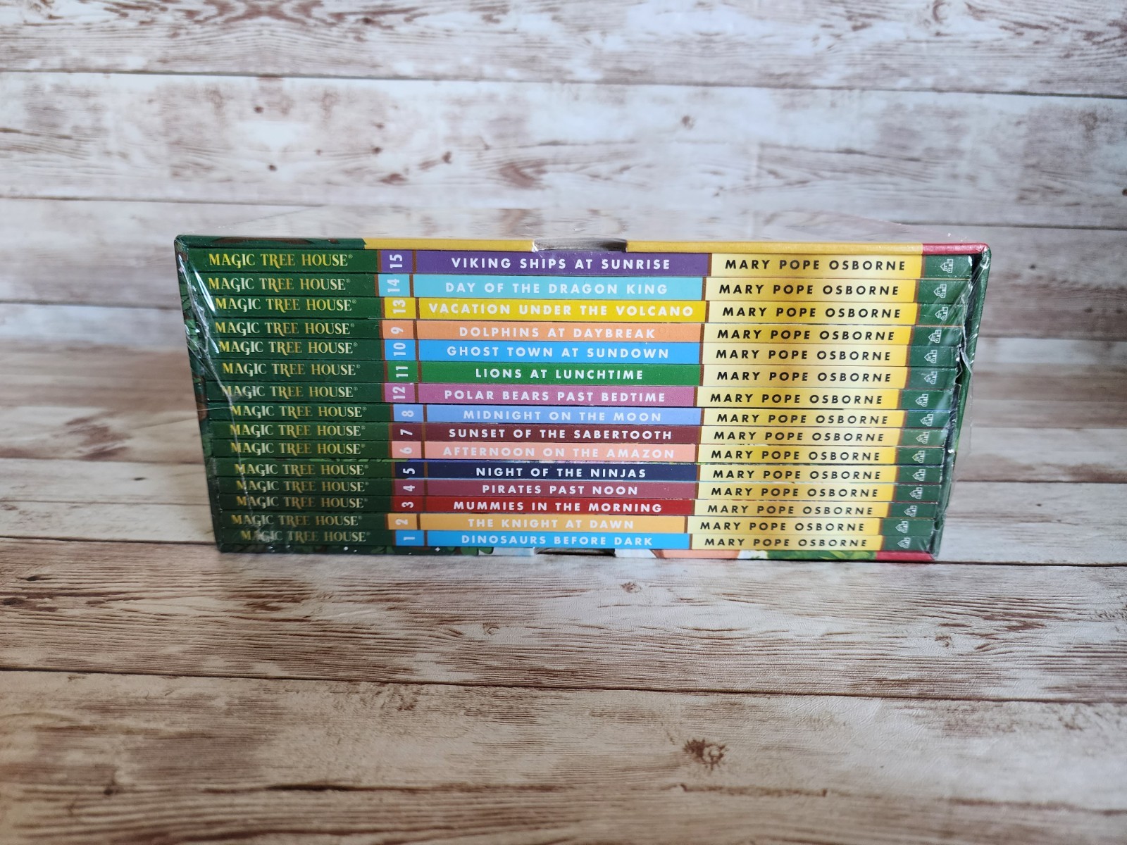 Magic Tree House Boxed Set Books 1-15 Mary Pope Osborne Collection #1 Sealed New