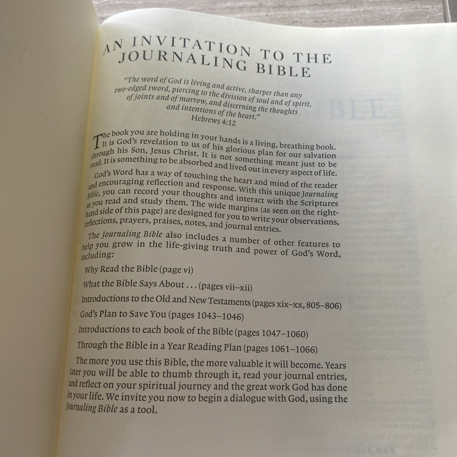 ESV Journaling Bible W/Bible Sleeve Crossway (2015, Hardcover) B290