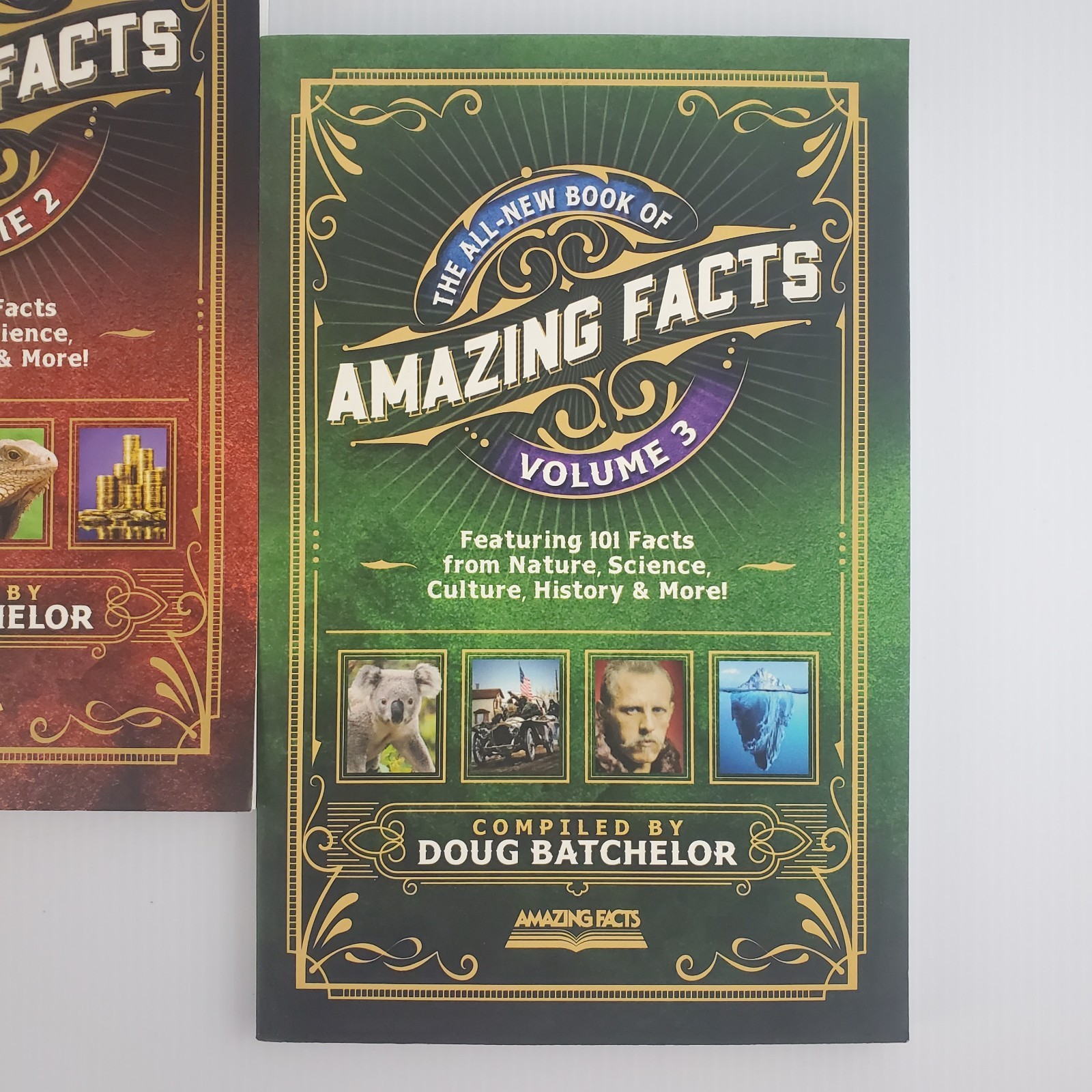 Lot of 3 All-New Book of Amazing Facts Volume 1, 2 and 3 By Doug Batchelor USED