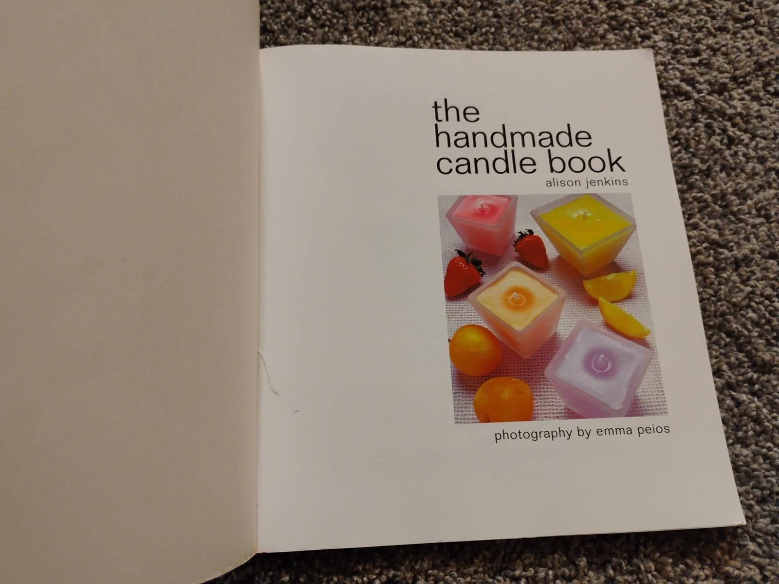Handmade Candle Book by Alison Jenkins and Angela Ramsay (2004, Trade Paperback)