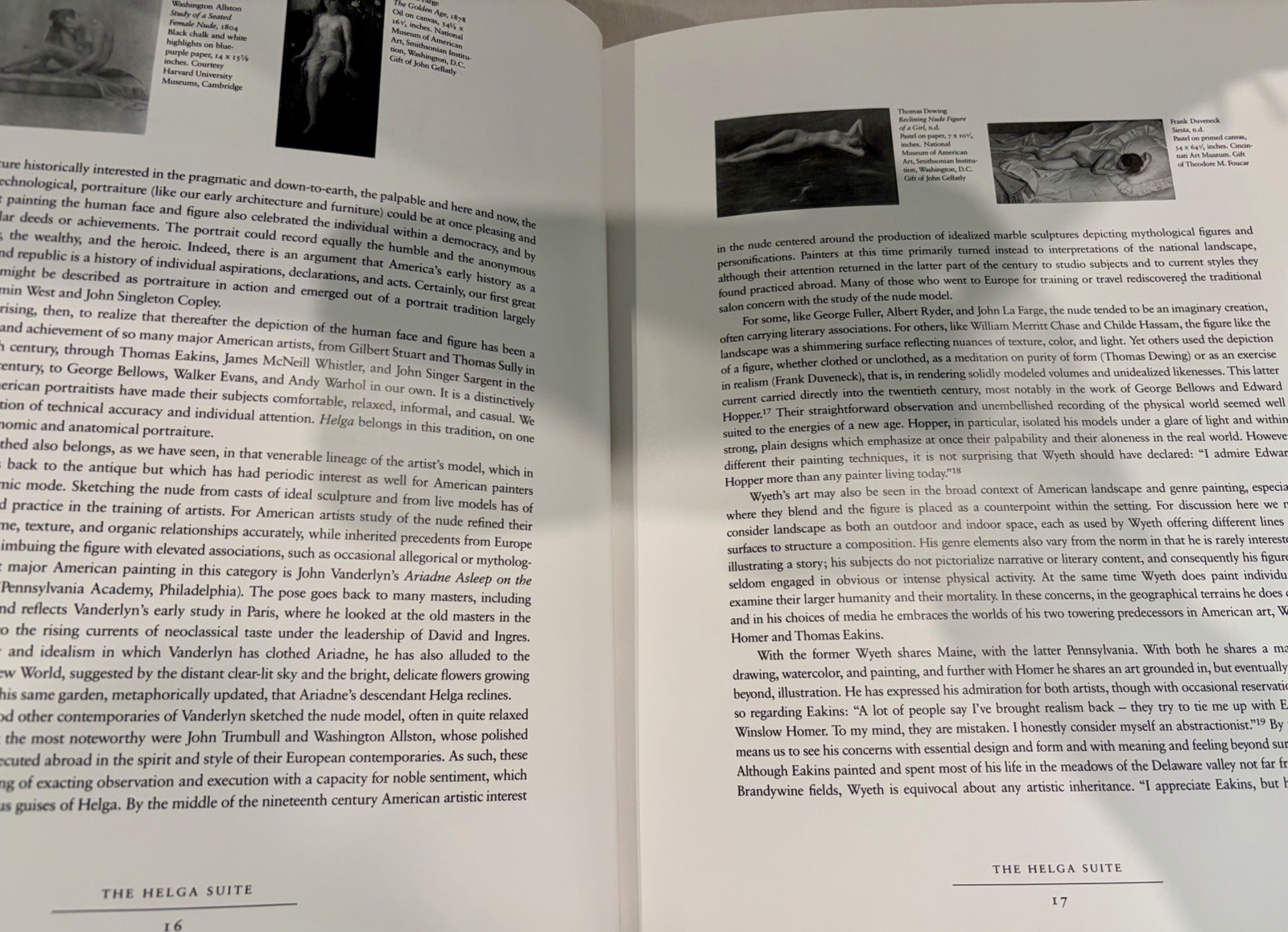 Vintage 1987 Andrew Wyeth “The Helga Pictures” Art Exhibition Coffee Table Book