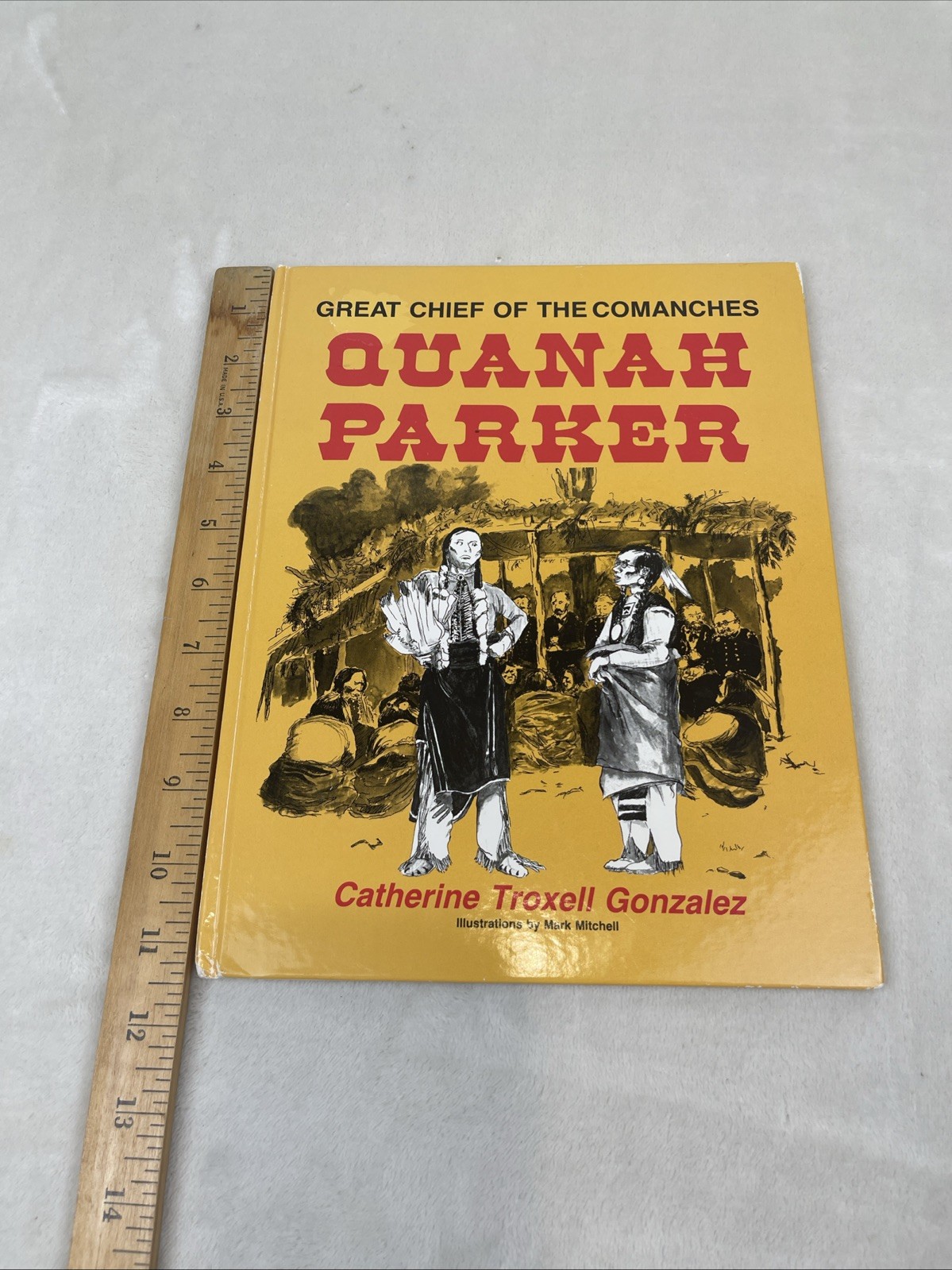Signed 1987 First Edition Great Chief Of The Comanches Quanah Parker Hard Cover