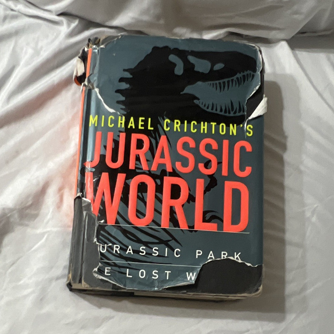 Michael Crichton Jurassic Park Jurassic World HC Alfred A. Knopf 1995 1st ed