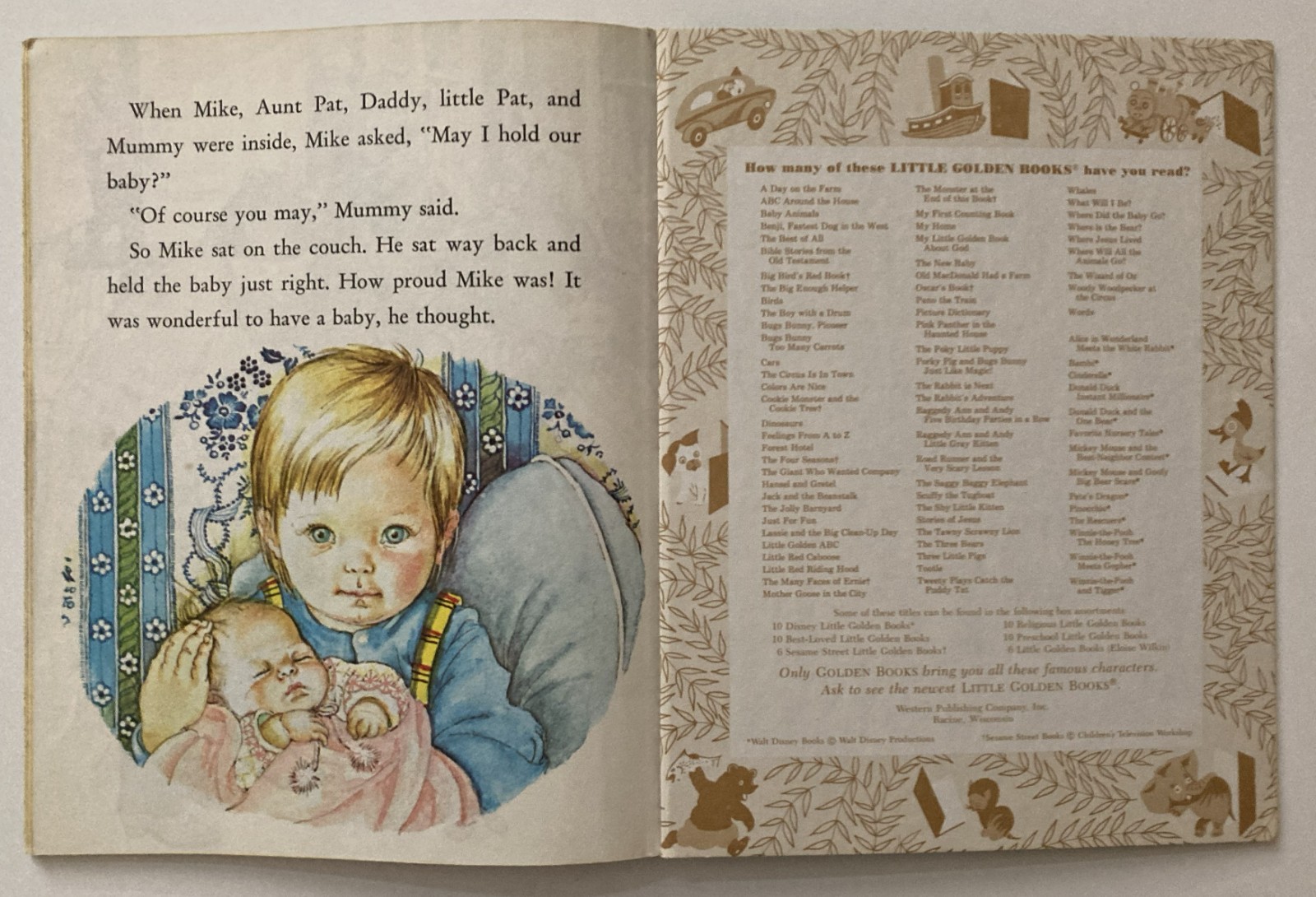 VTG Eloise Wilkin Little Golden Book Lot 4 1980s Where Did the Baby Go New Birds