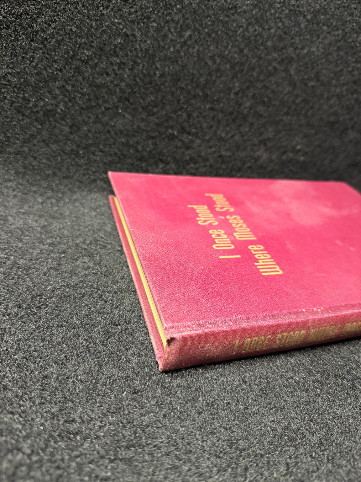 I Once Stood Where Moses Stood Fred McClung 1954 HC Church of Christ