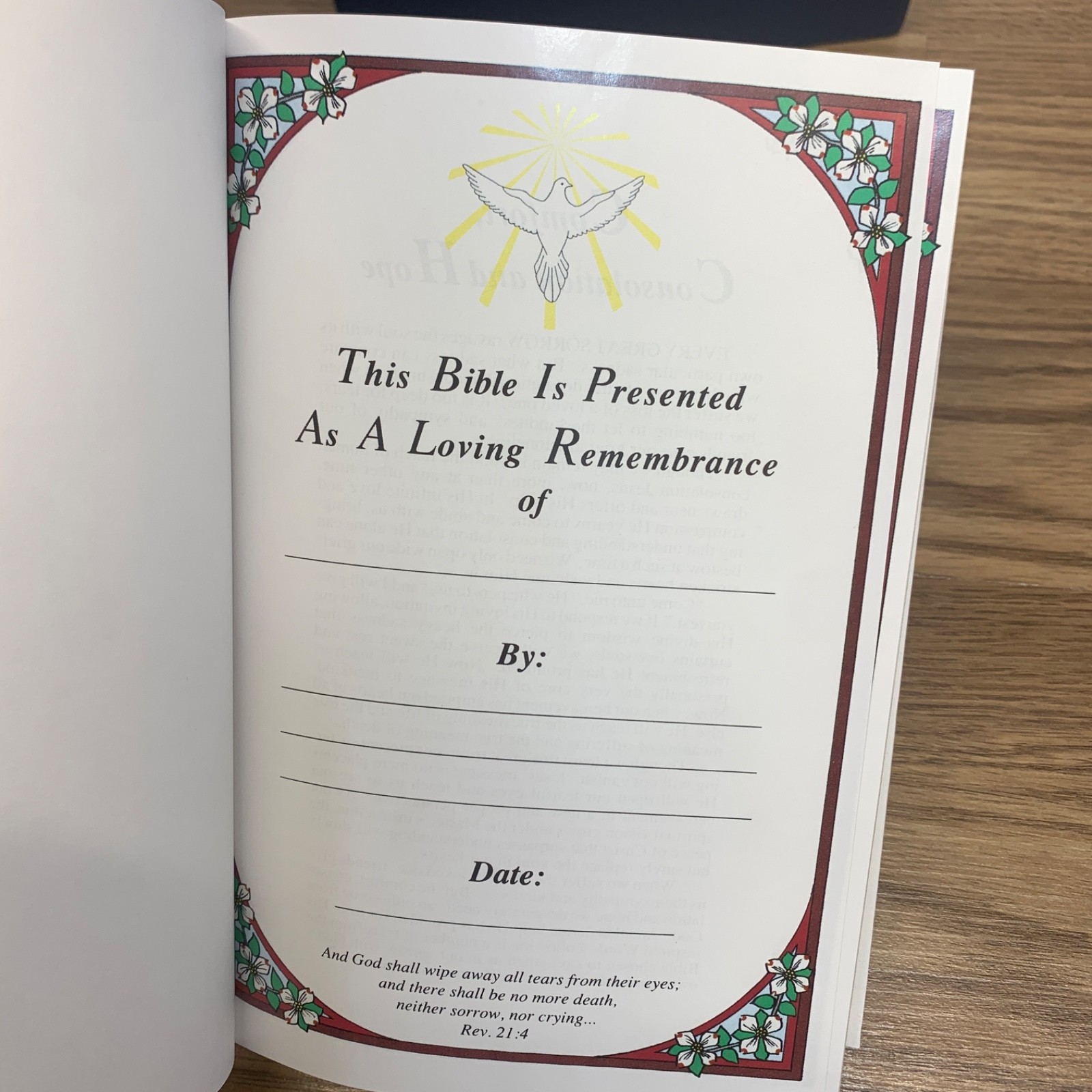 Holy Bible King James Version Comfort Edition Gift Box United