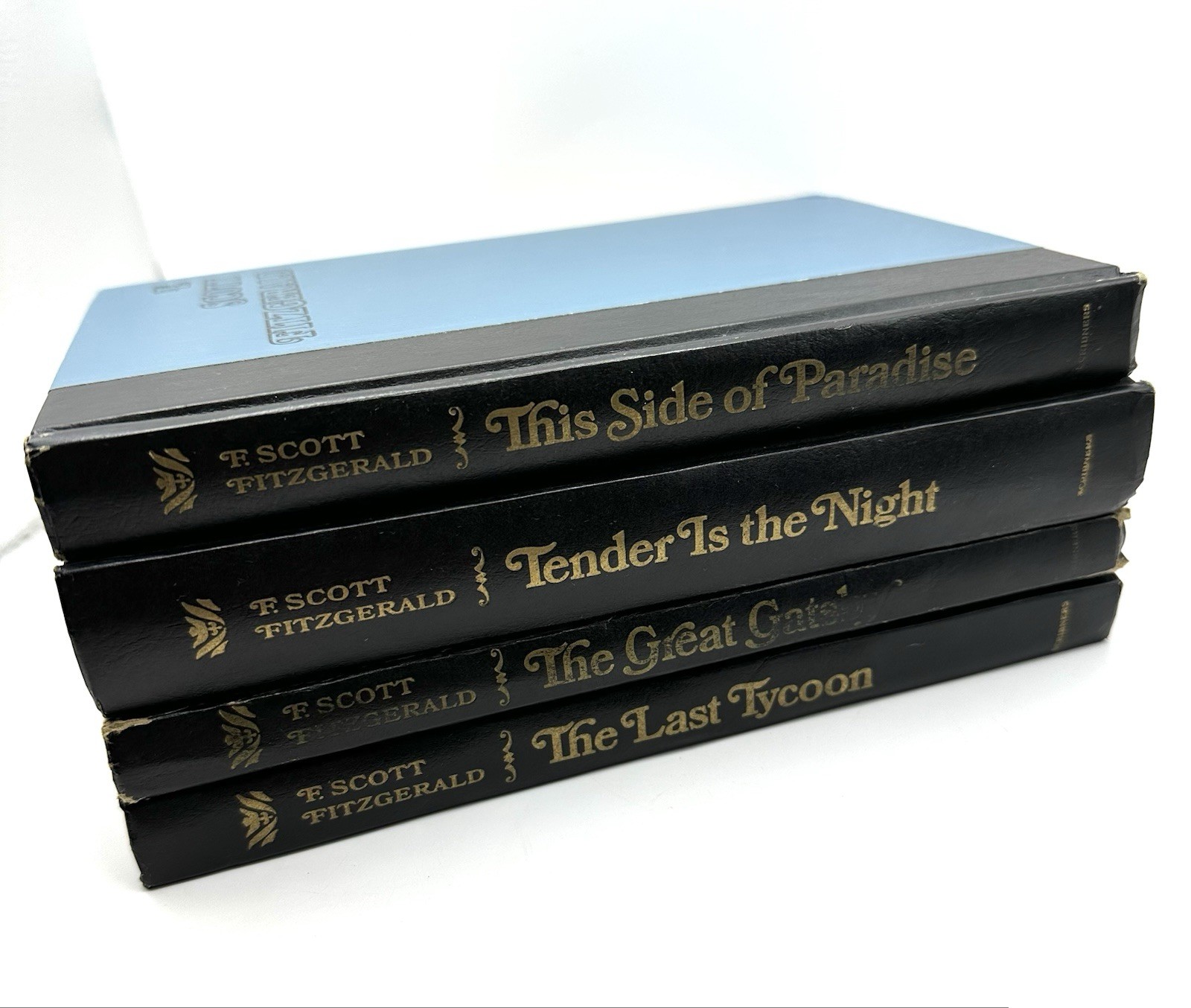 Lot of 4 Vintage F. Scott Fitzgerald Hardcovers The Great Gatsby Scribner Set