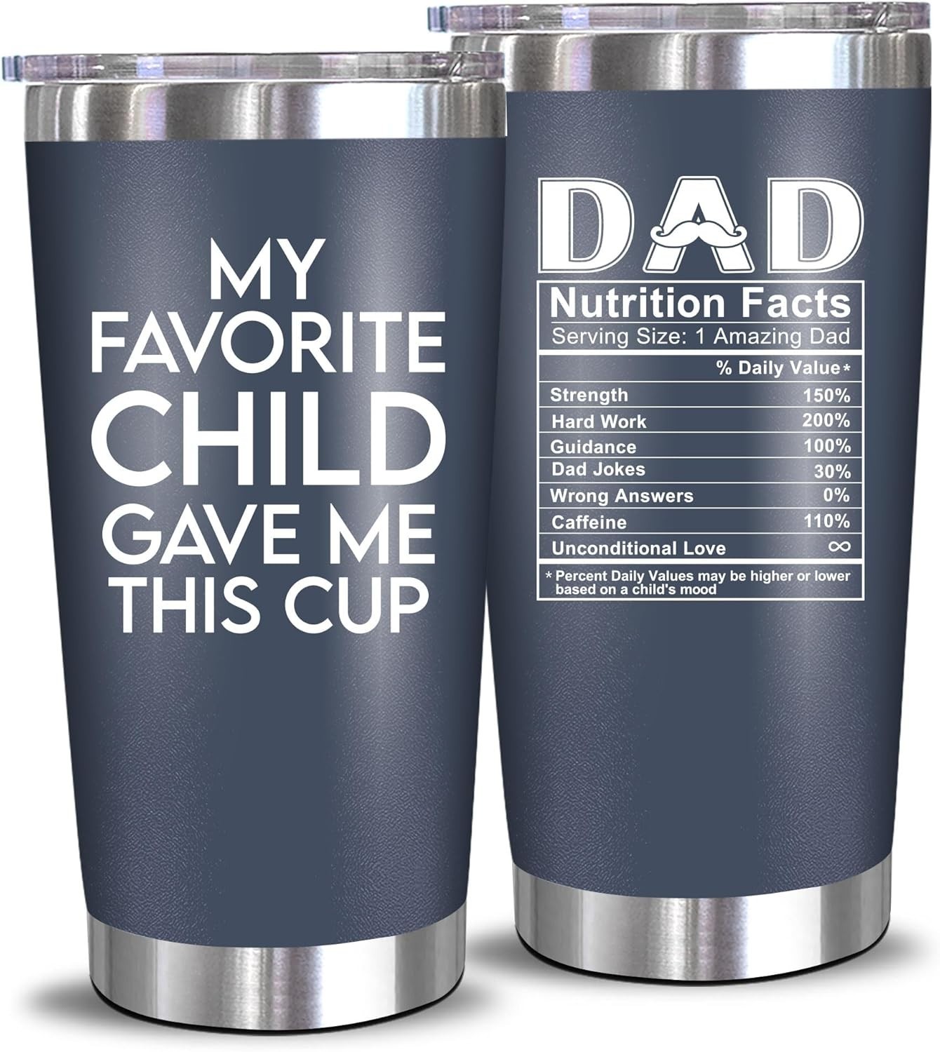 Durable Insulated Tumbler for Cool Dads – 20 oz Gifts for Birthdays and More