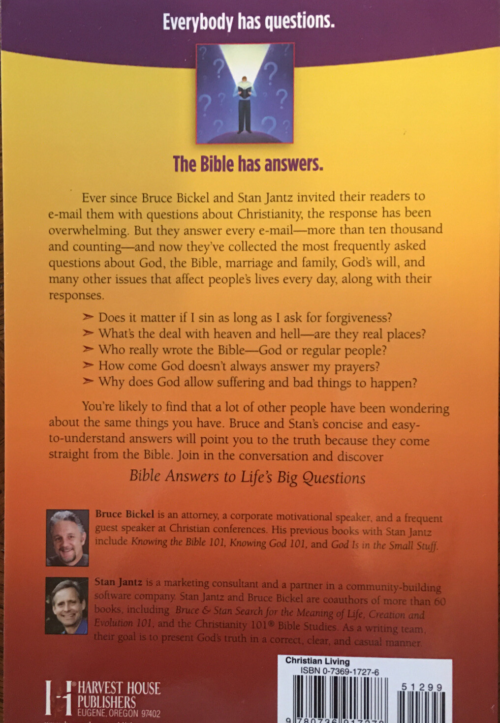 Christianity 101 Ser.: Bible Answers to Life’s Big Questions by Stan Jantz…
