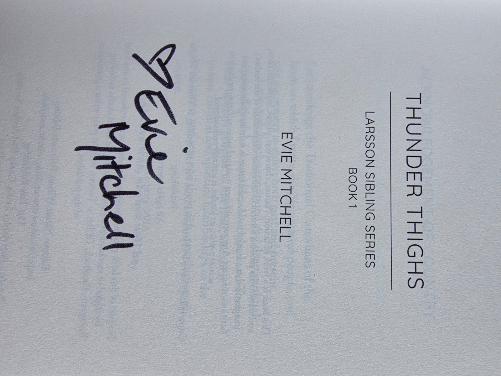 Evie Mitchell RARE book signing bundle