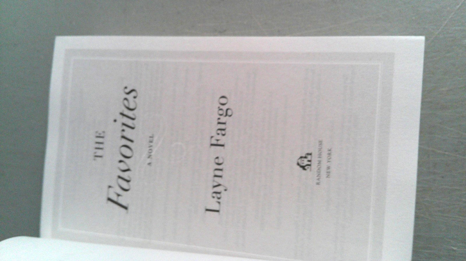 The Favorites 2025 Paperback by Layne Fargo