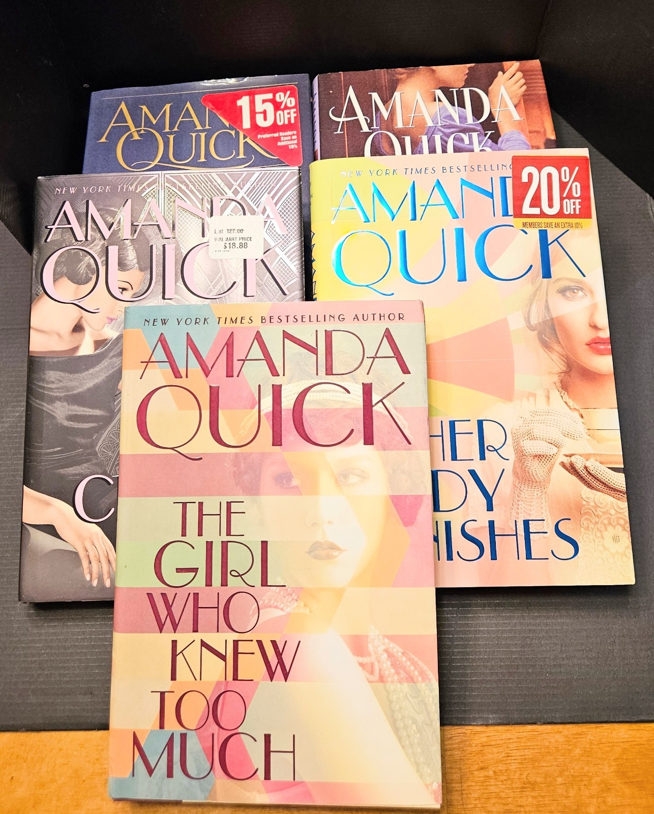 Amanda Quick Hardcover Books Mix Lot 5 / Multiple Titles