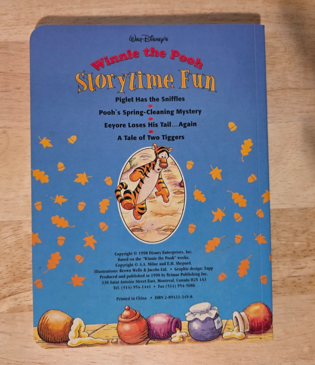 Winnie the Pooh Storytime Fun 4 Board Book Box Set